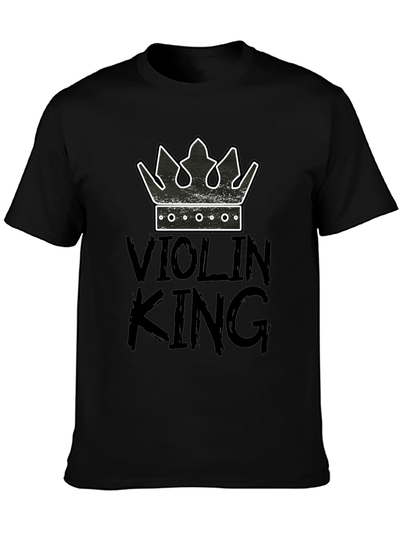 Violin King Graphic T-Shirt Music Lover Tee