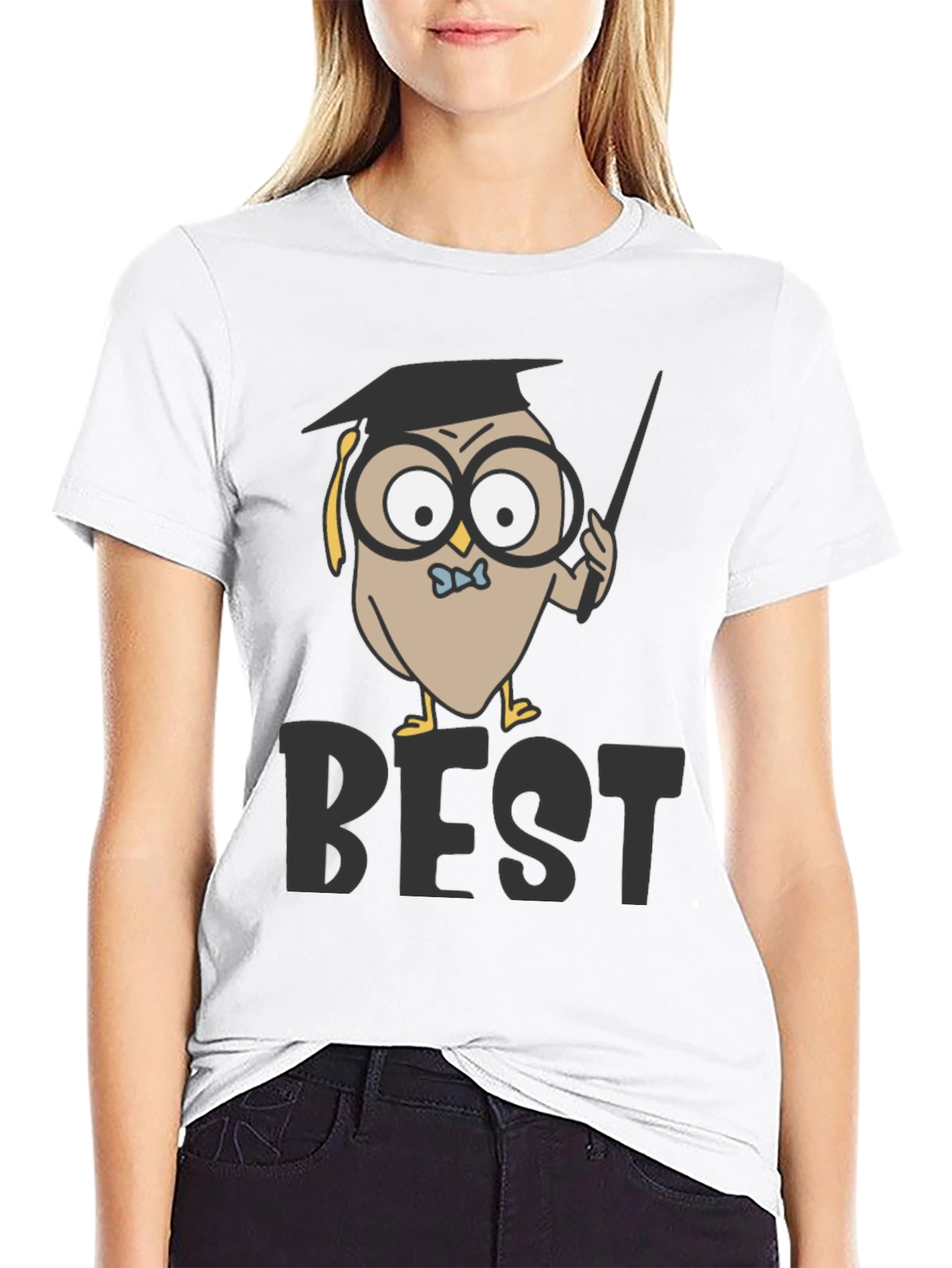 Owl Professor T-Shirt - Best Teacher Award