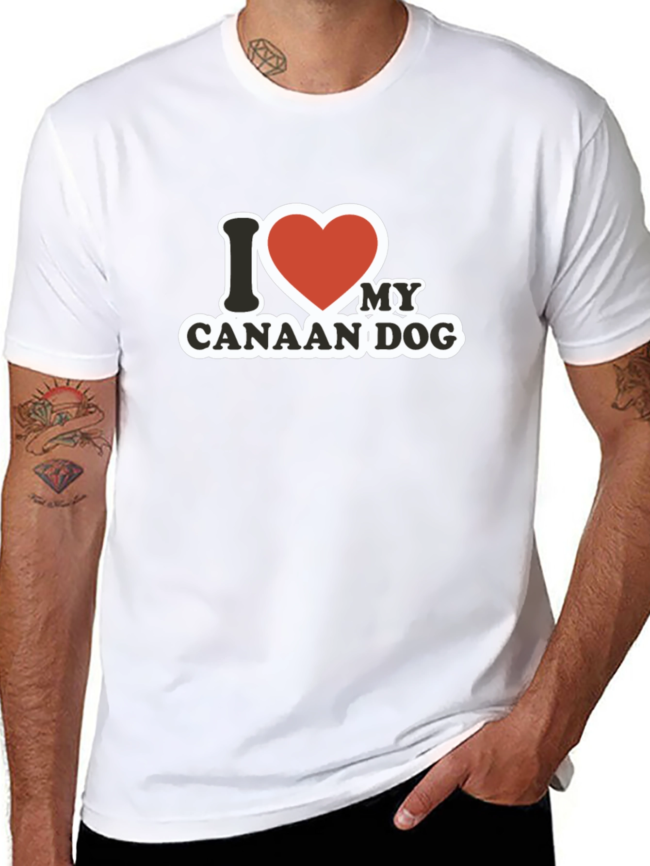 I Love My Canaan Dog T-Shirt