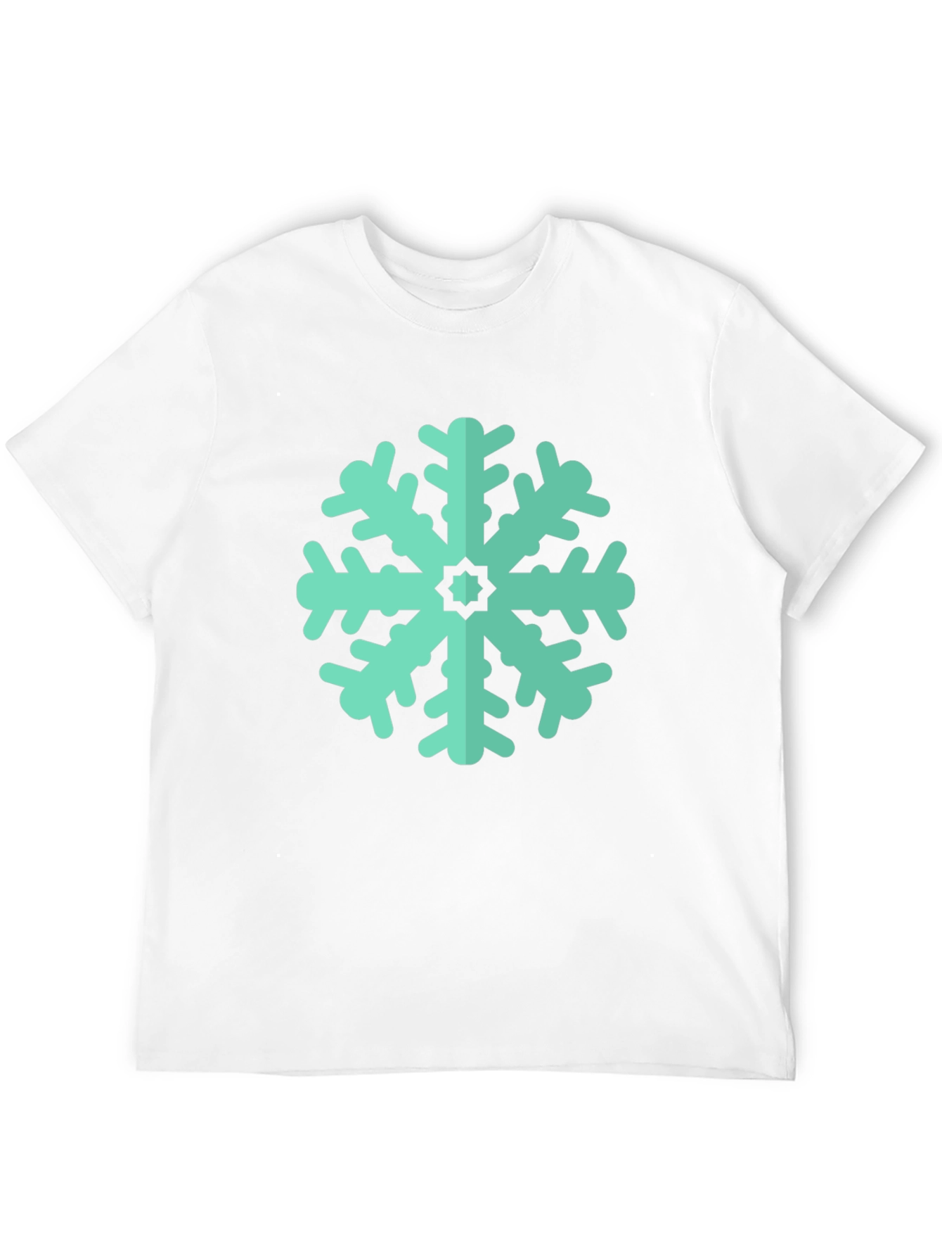 Snowflake Graphic Tee - Stylish Winter Apparel