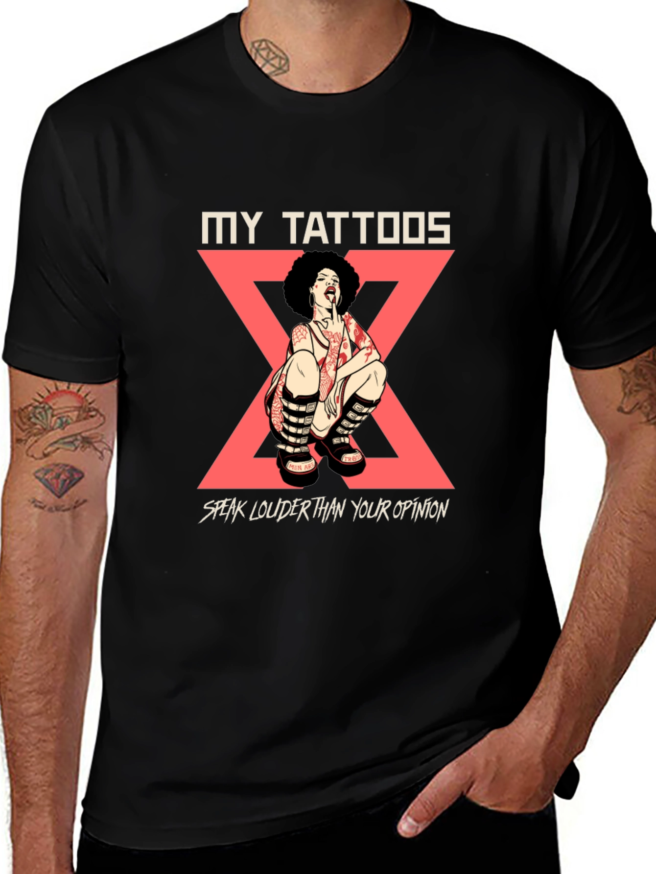 My Tattoos Speak Louder Graphic Tee