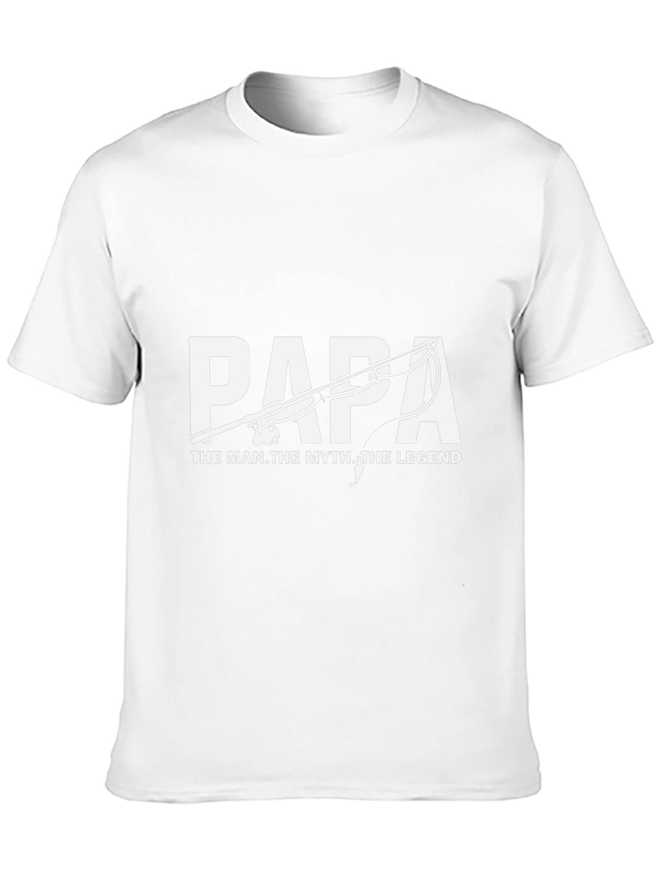 Papa The Man The Myth The Legend Fishing T-Shirt