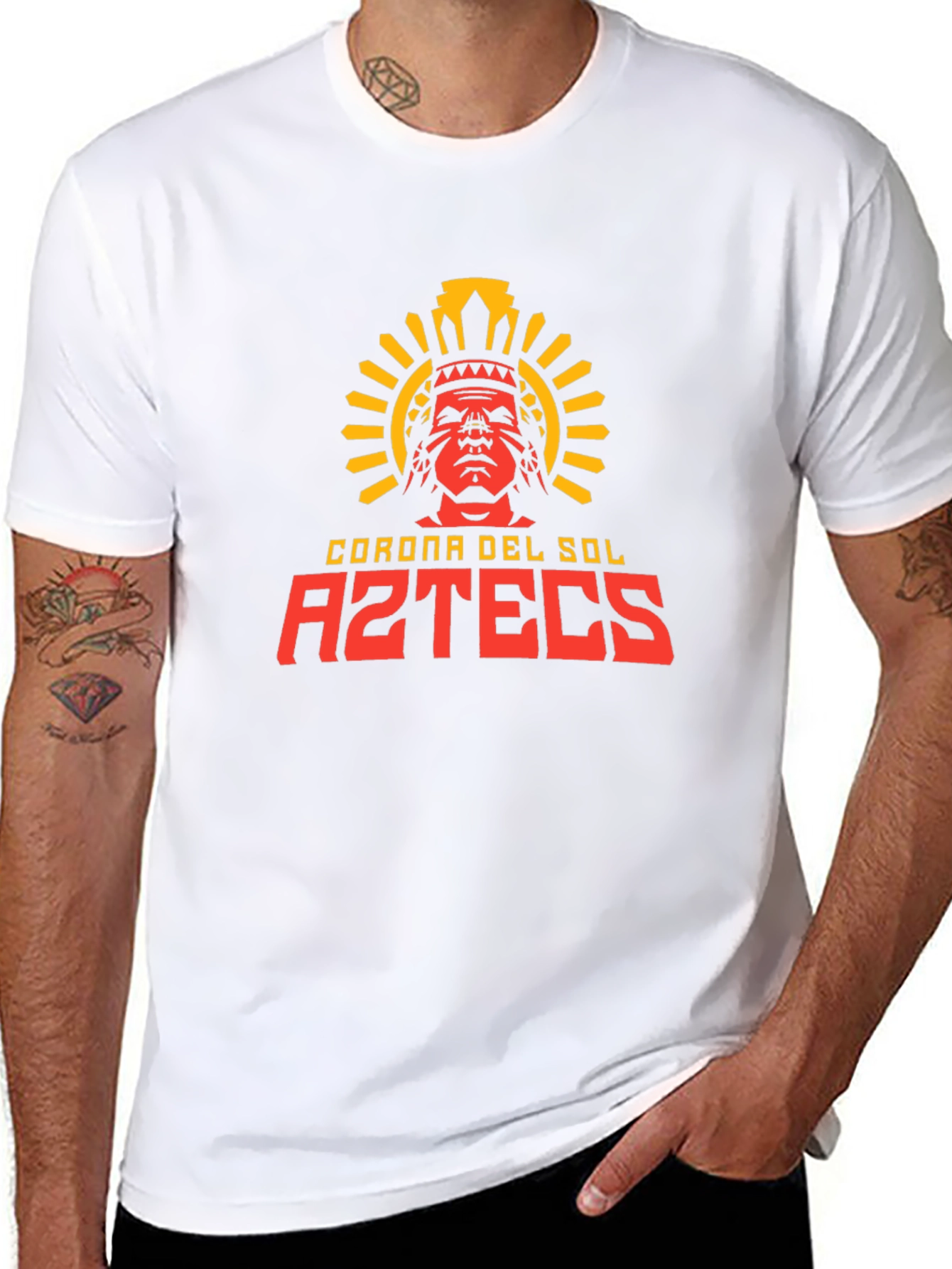 Corona Del Sol Aztecs Black T-Shirt