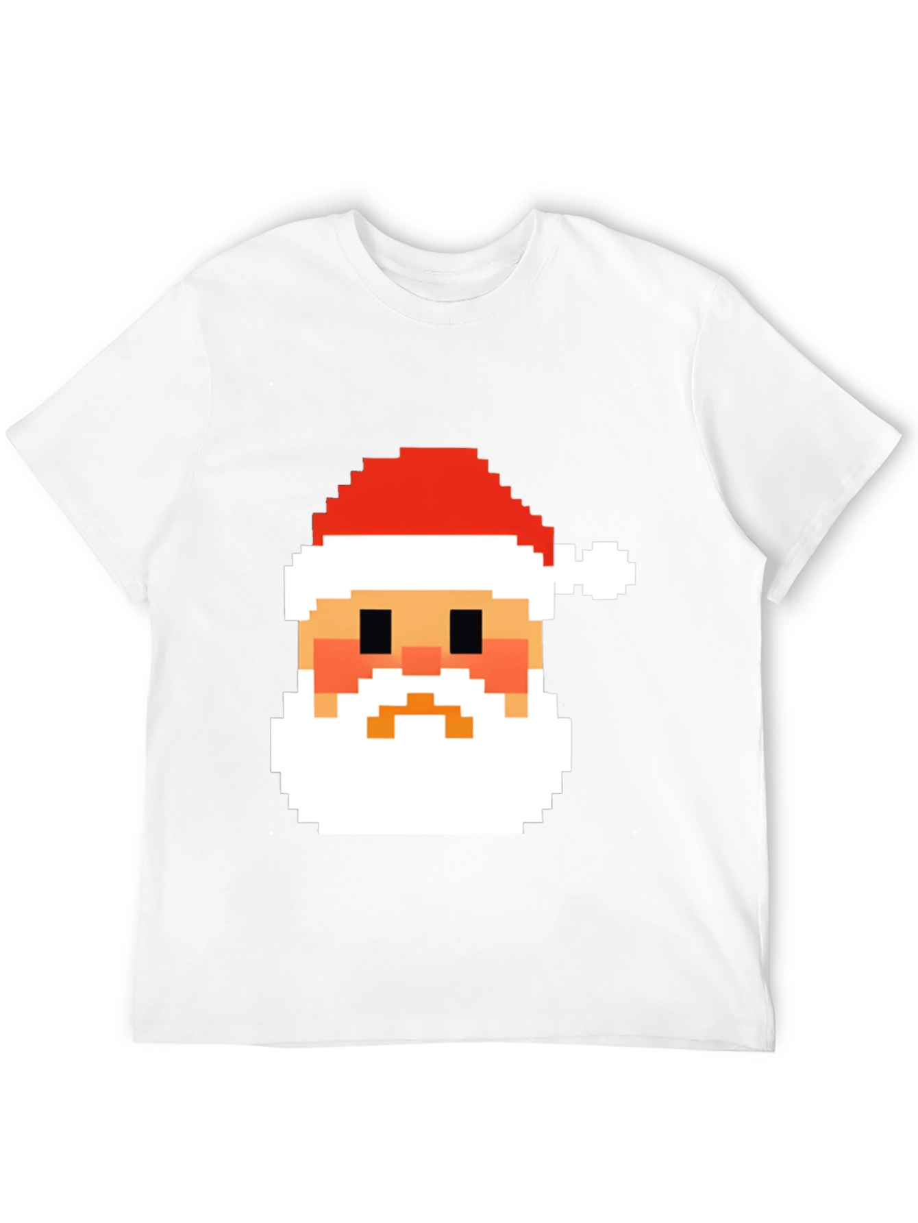 Pixel Santa T-Shirt - Holiday Cheer
