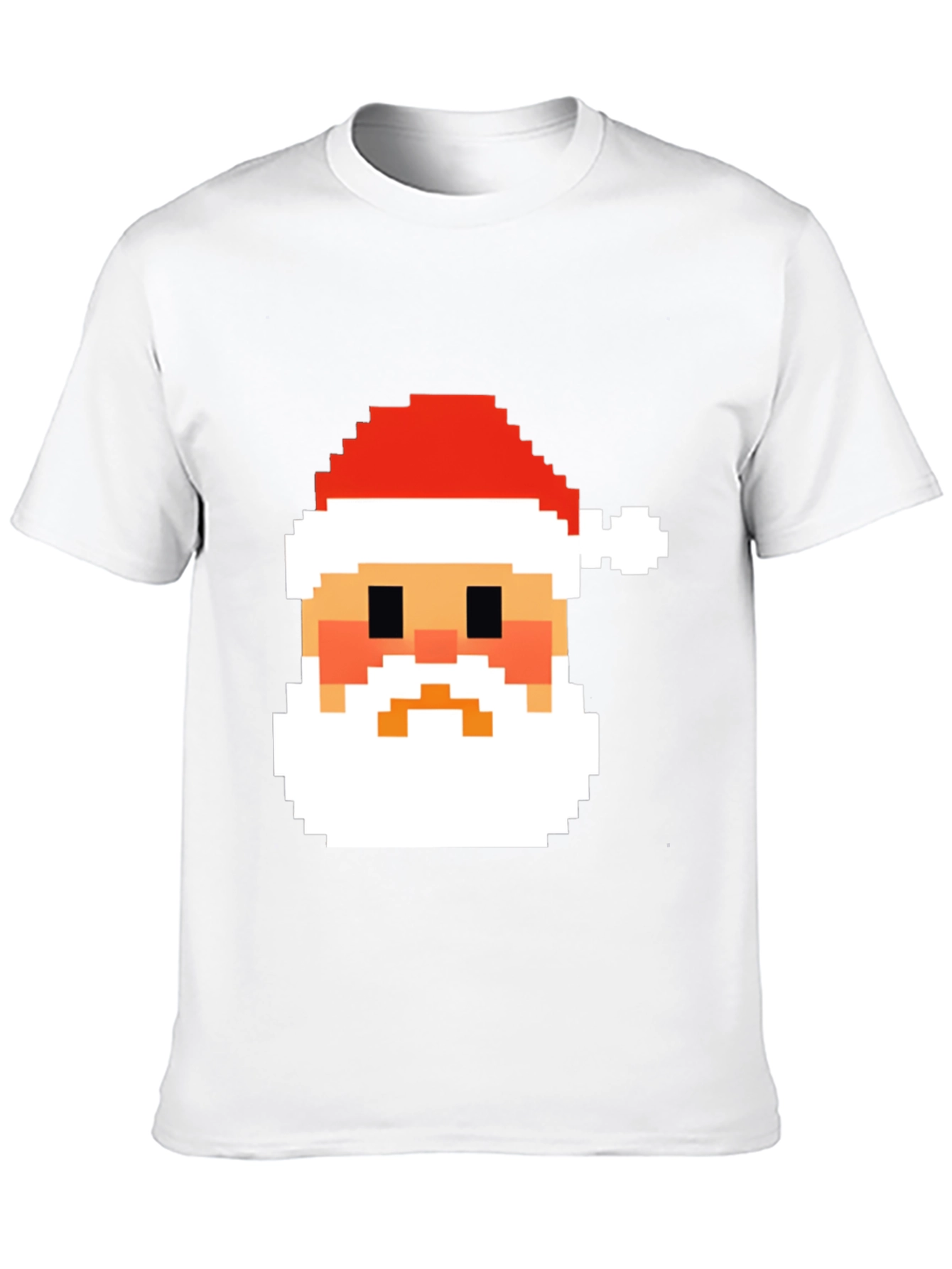 Pixel Santa T-Shirt - Holiday Cheer