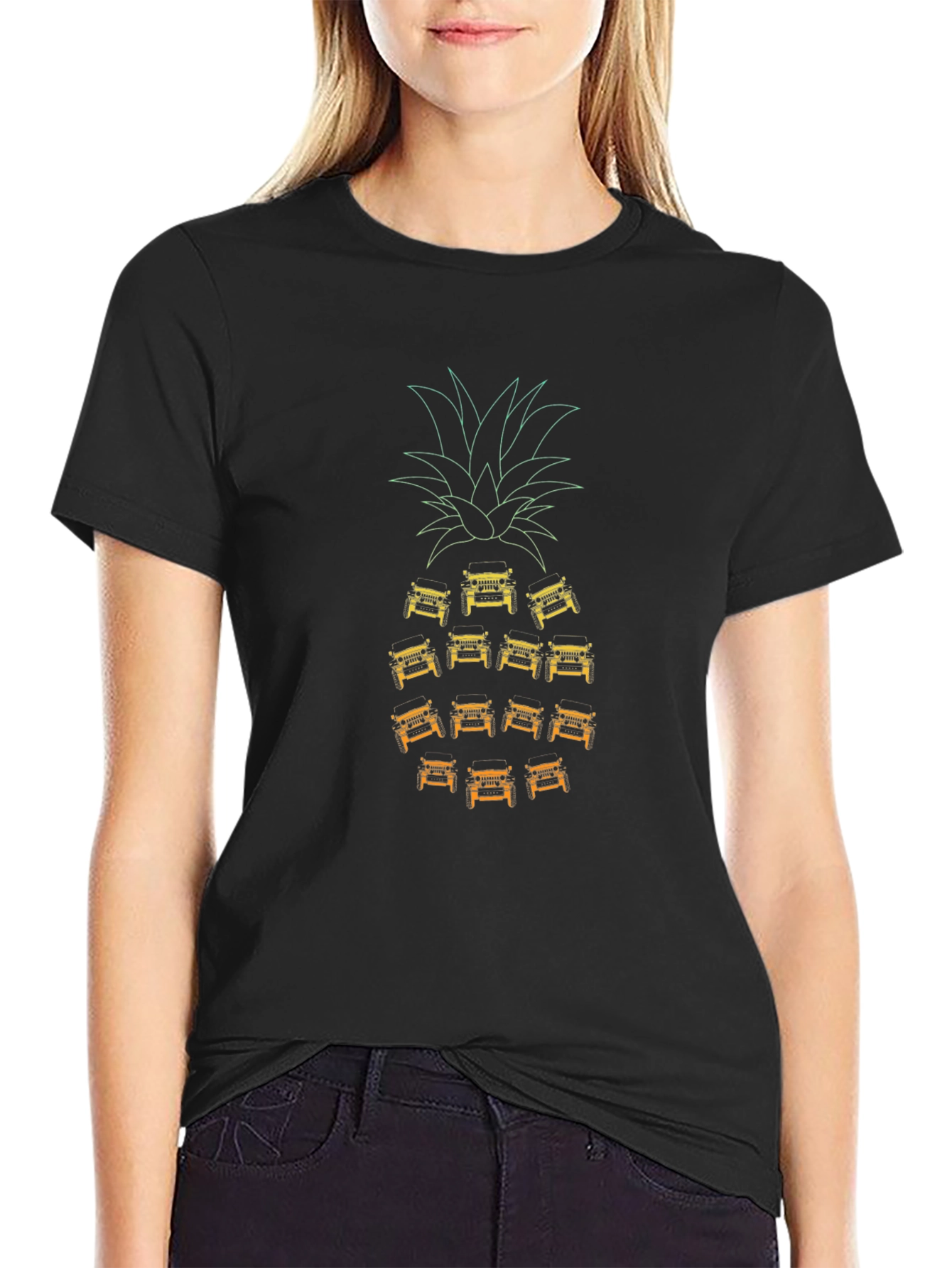 Jeep Pineapple Graphic T-Shirt