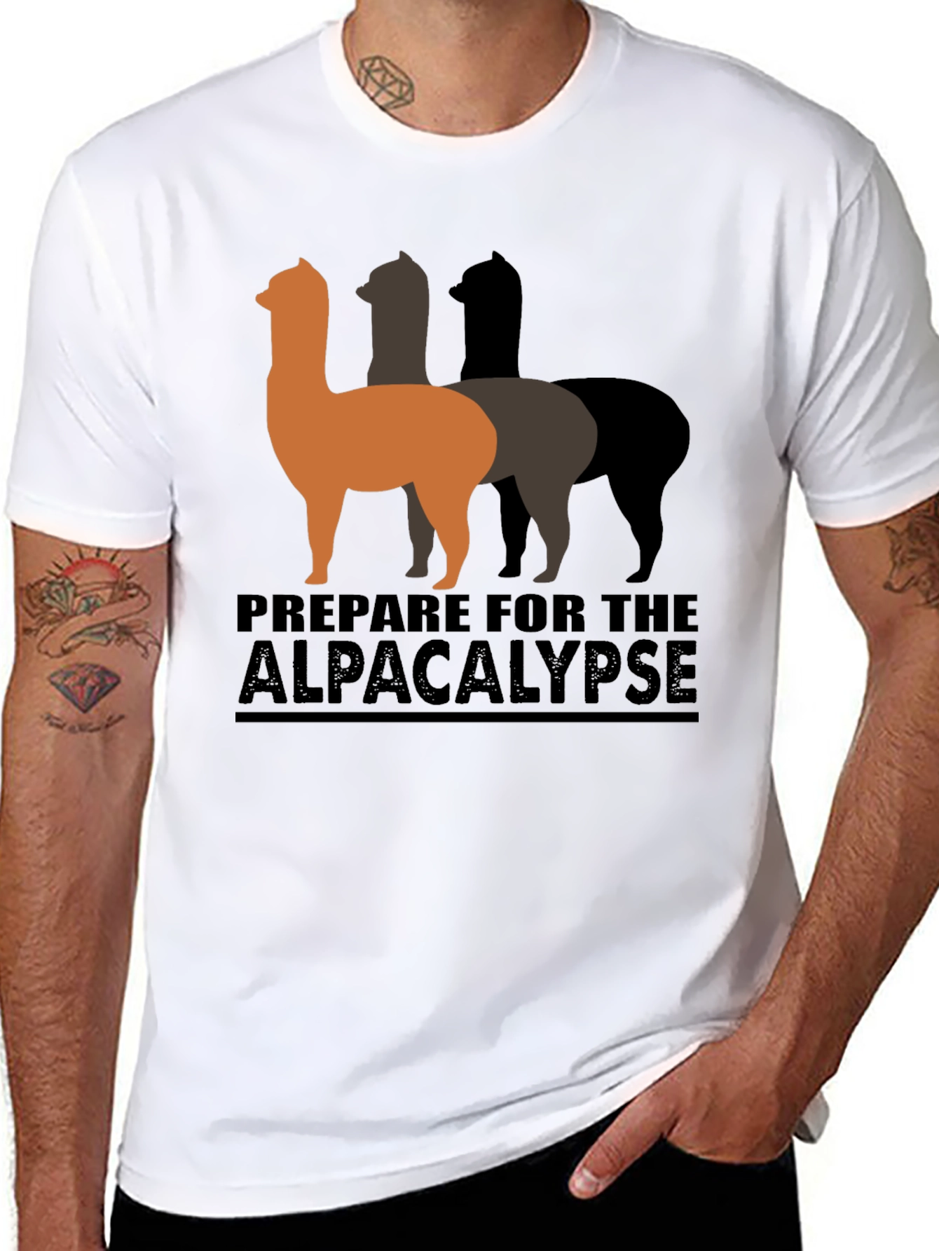 Alpacalypse T-Shirt: Prepare for the Alpaca Invasion!