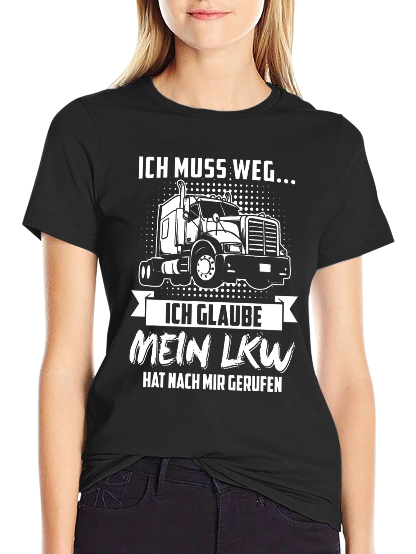 Ich Muss Weg Trucker T-Shirt