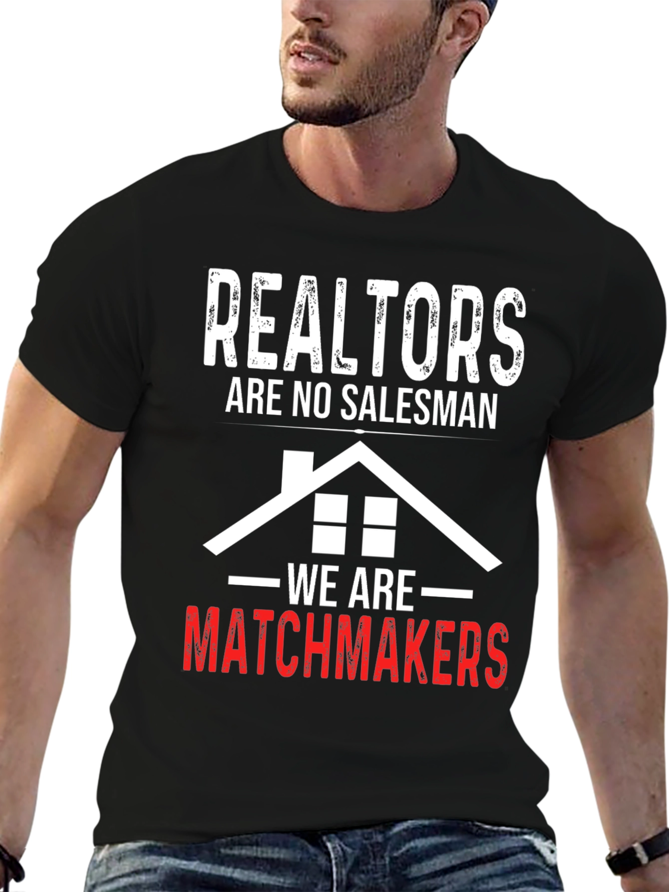 Realtors Matchmakers Black T-Shirt