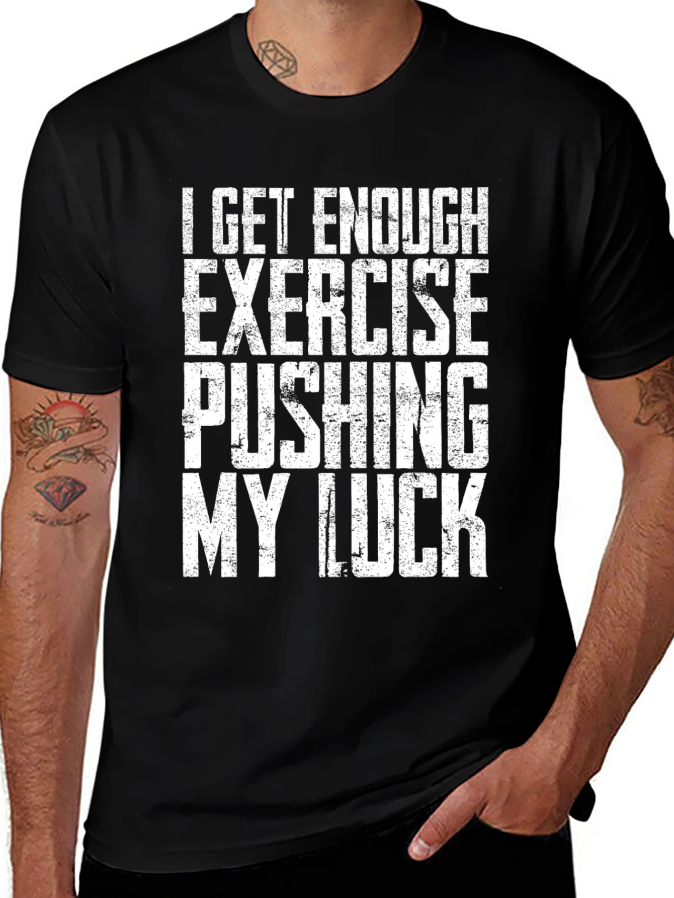 Funny Exercise Graphic T-Shirt