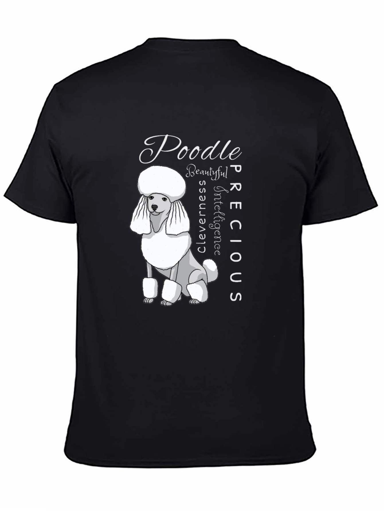 Poodle Dog Lover Black T-Shirt