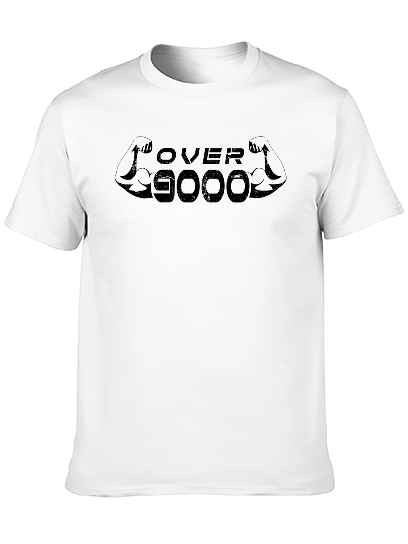 Over 9000 Graphic T-Shirt - Mens Black Tee