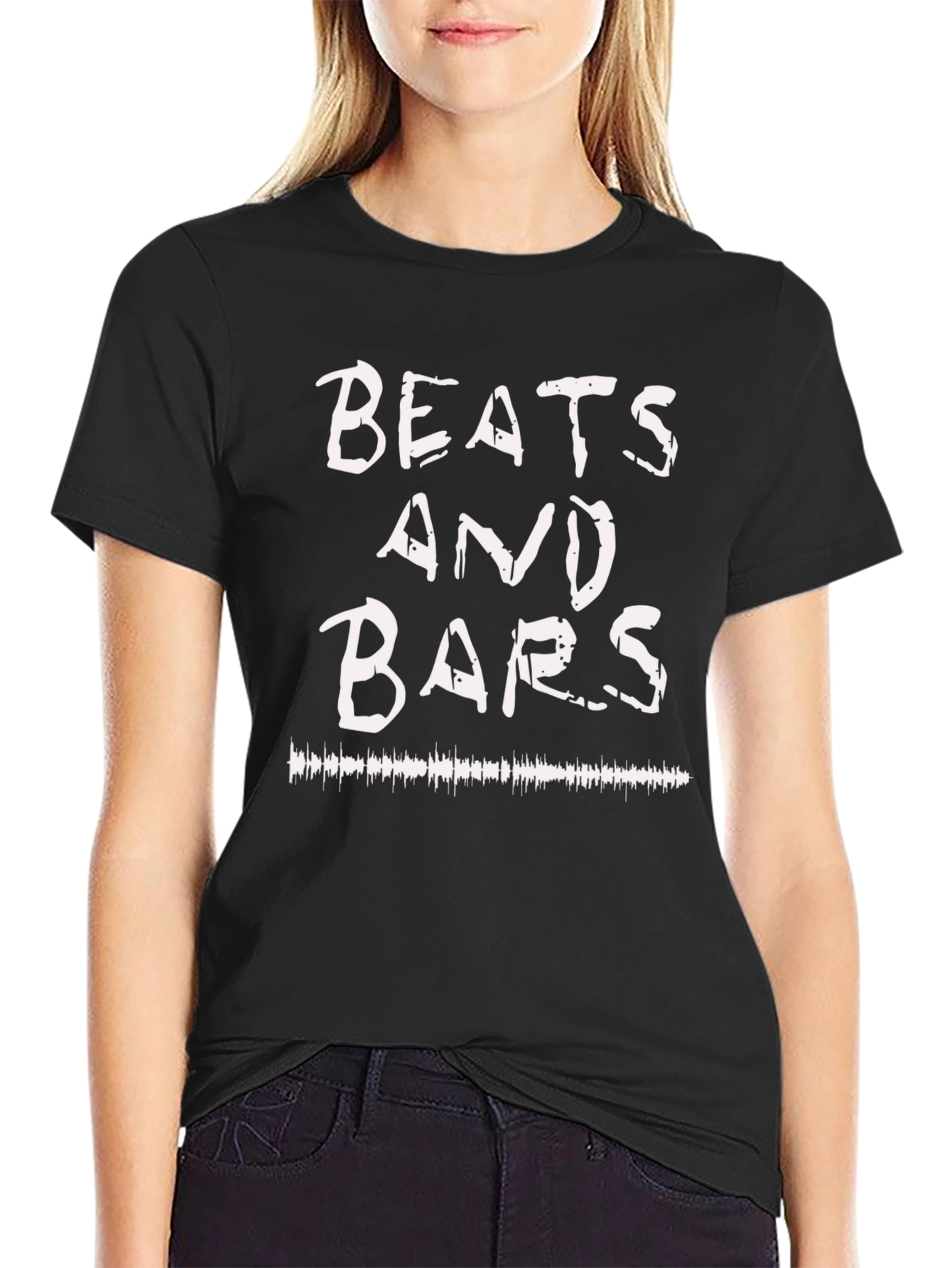 Beats And Bars Graphic Tee - Cool Music T-Shirt