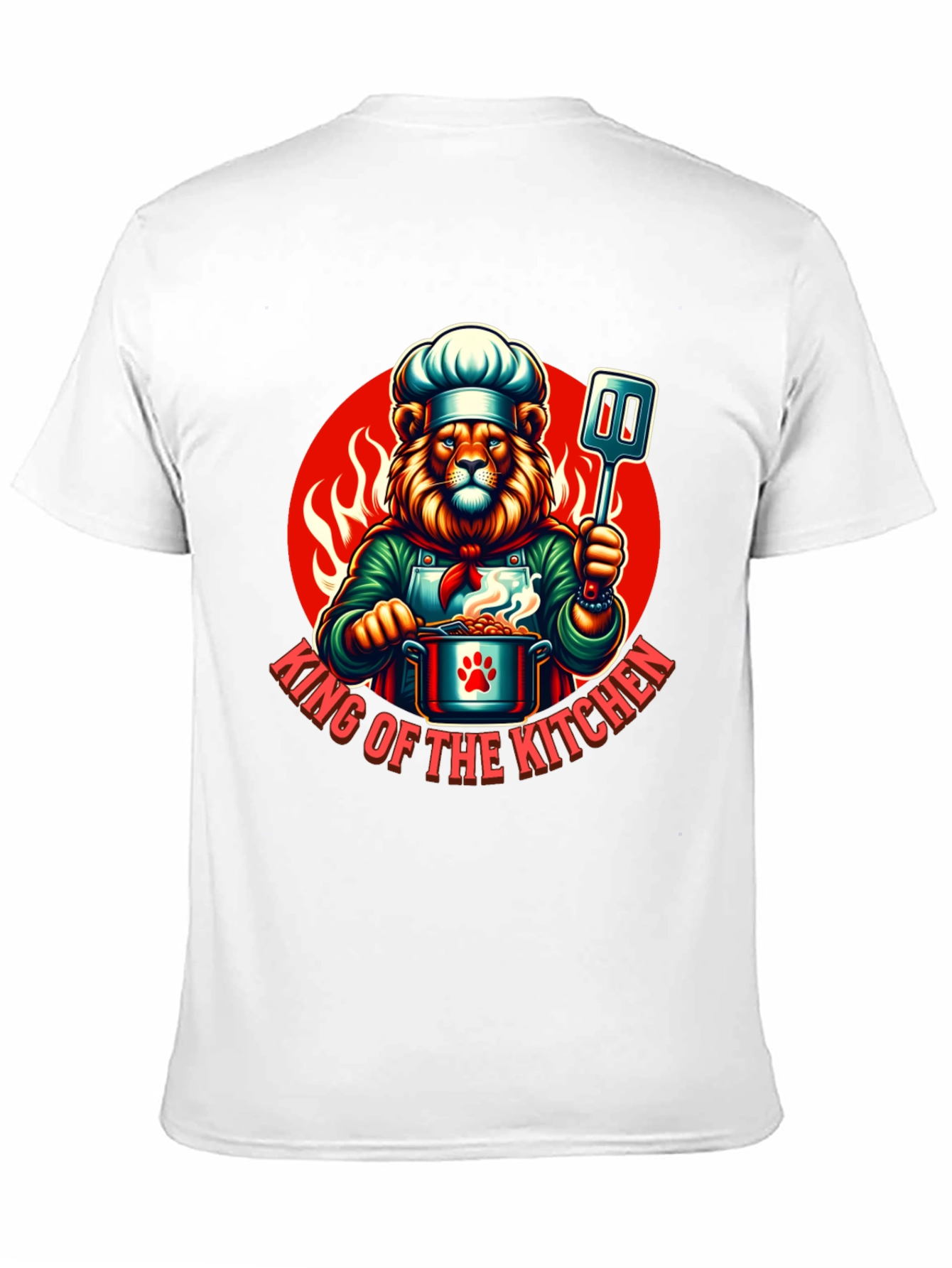 King of the Kitchen Chef Lion T-Shirt