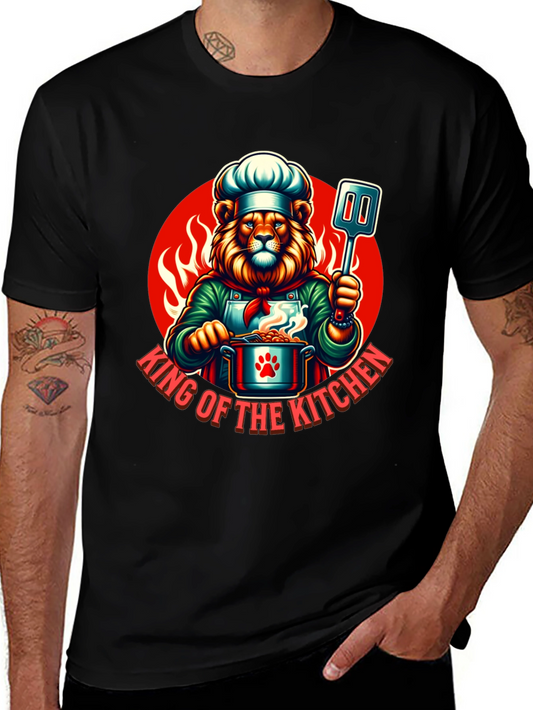 King of the Kitchen Chef Lion T-Shirt