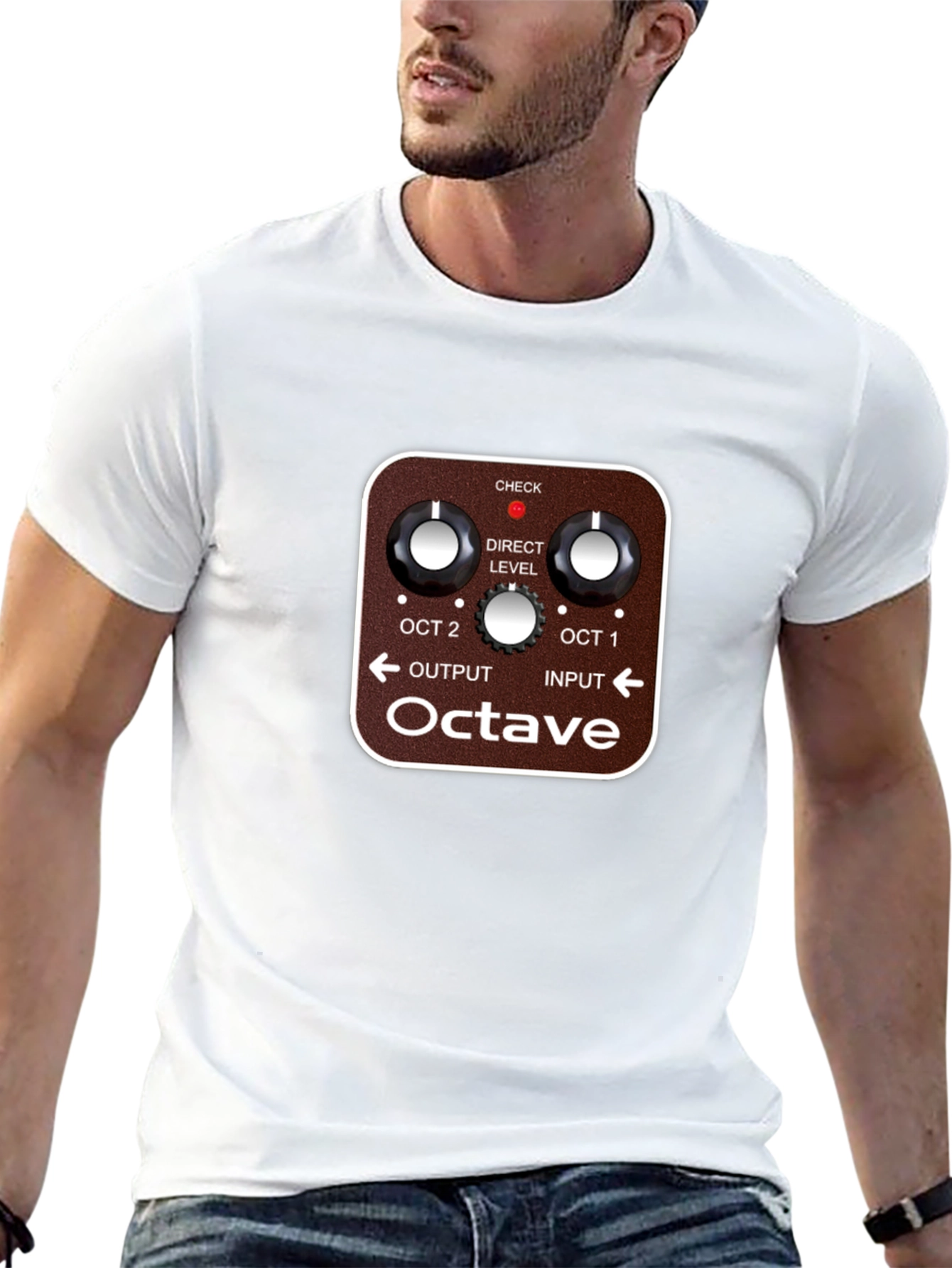 Octave Guitar Pedal T-Shirt - Musician Apparel