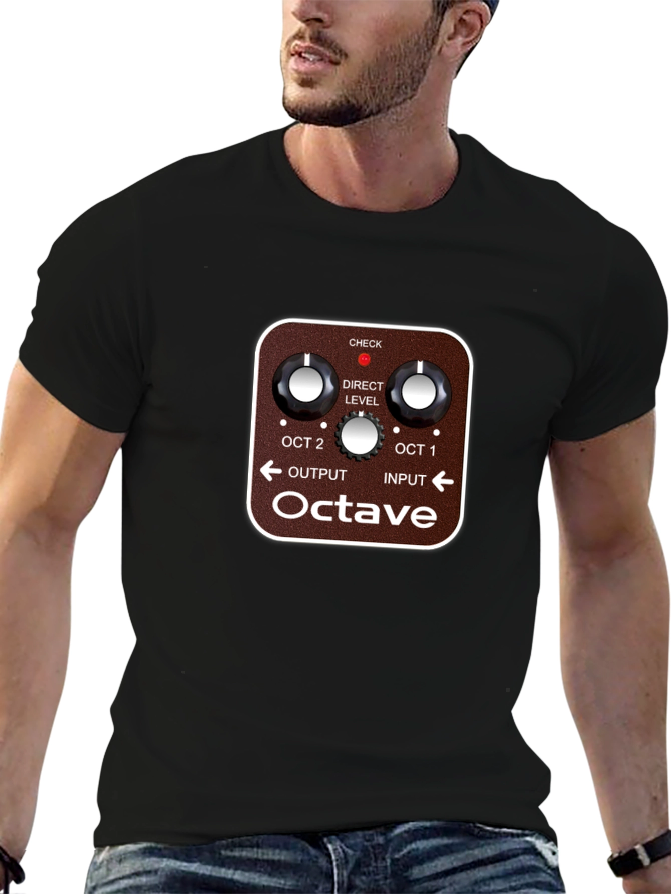 Octave Guitar Pedal T-Shirt - Musician Apparel