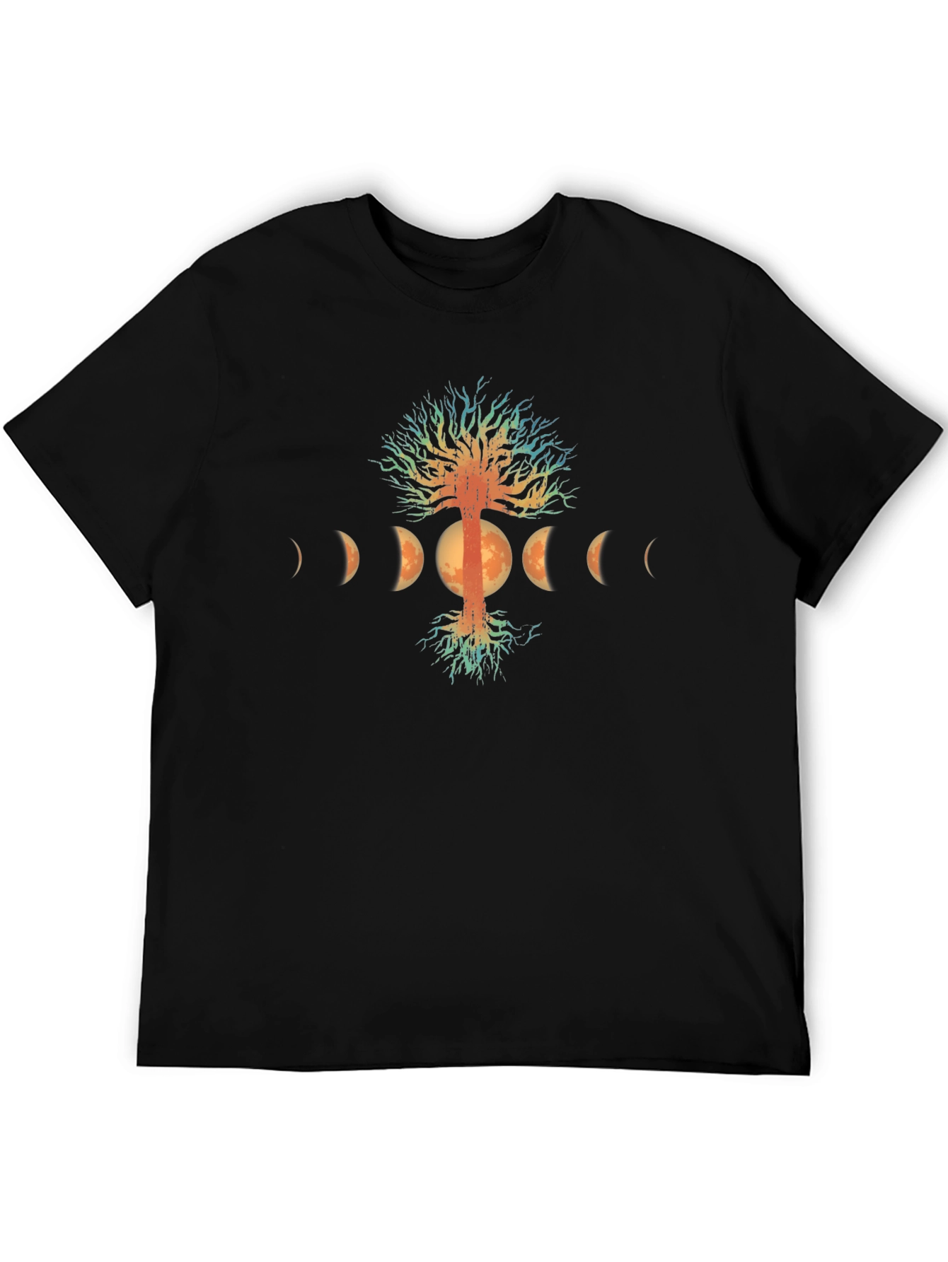 Tree of Life Moon Phases Graphic T-Shirt