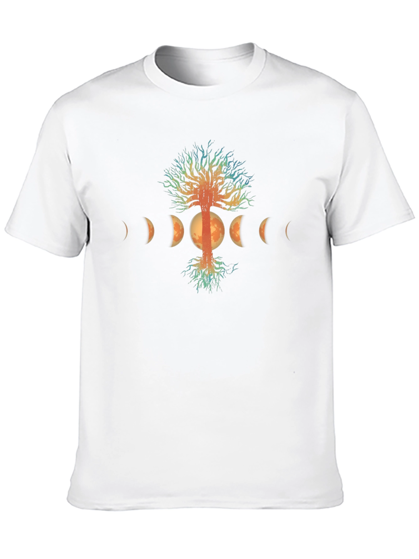 Tree of Life Moon Phases Graphic T-Shirt