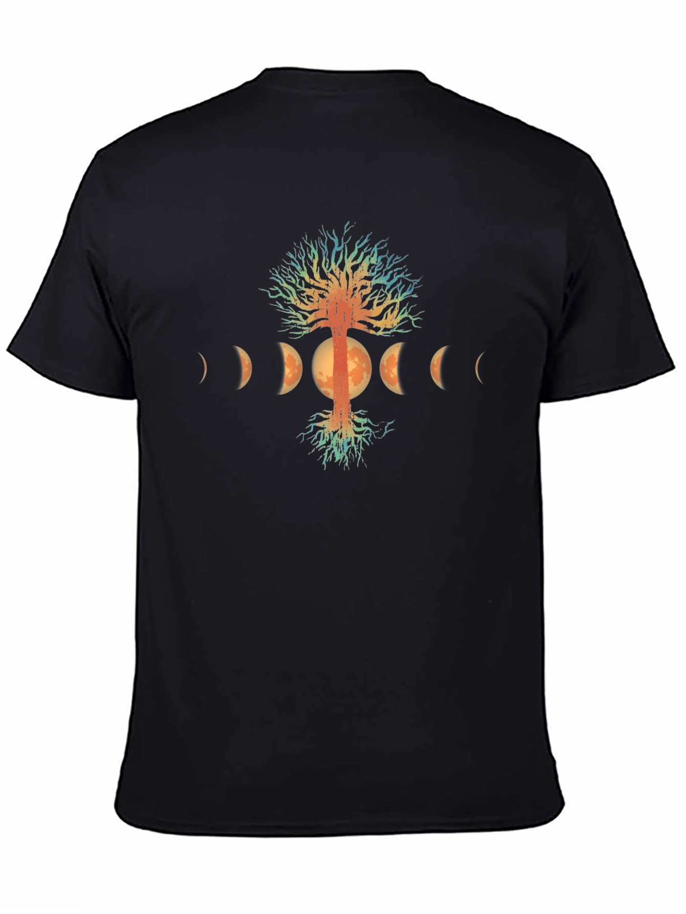 Tree of Life Moon Phases Graphic T-Shirt