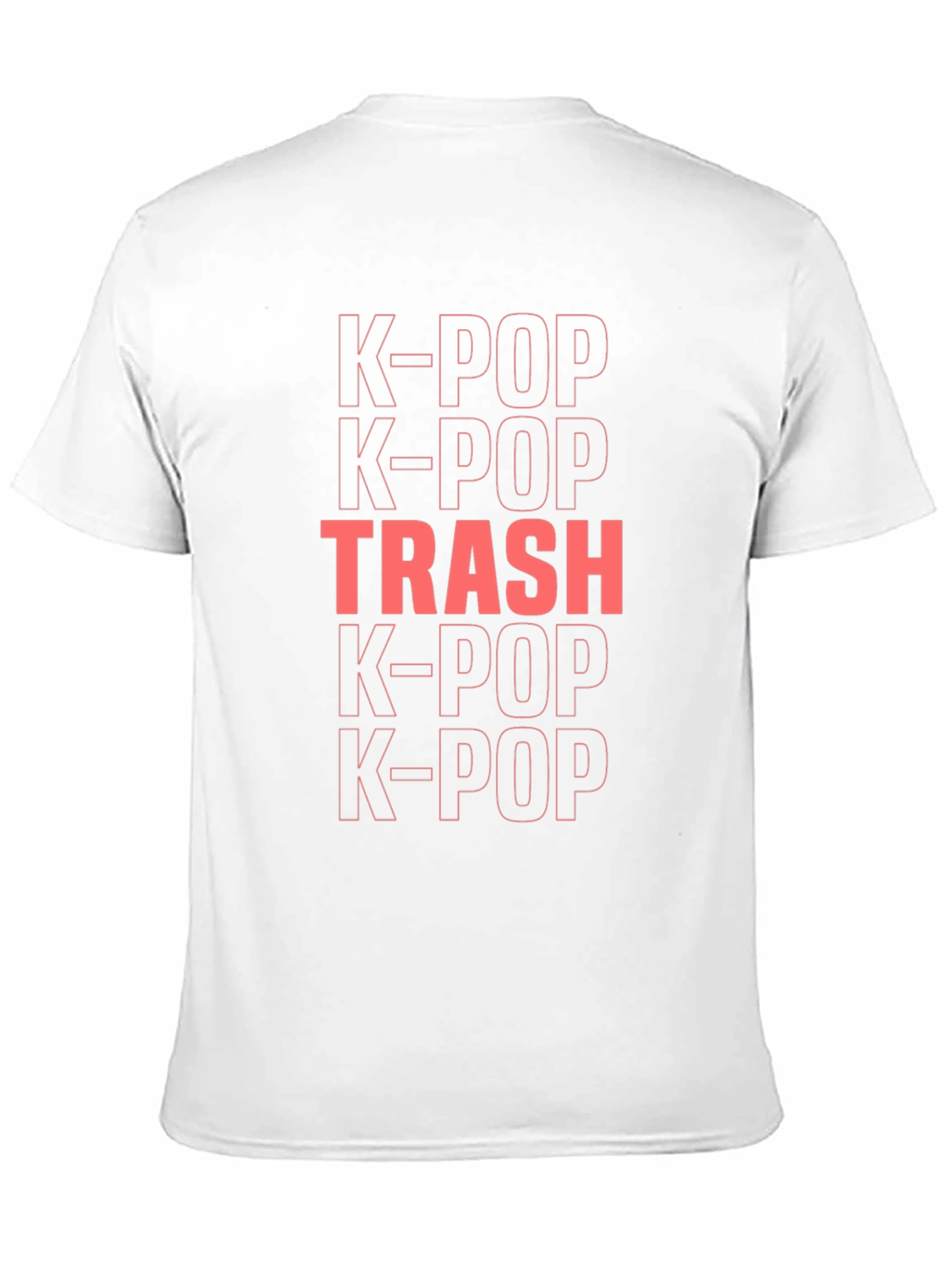 K-Pop Trash Graphic T-Shirt - Trendy Music Fan Tee