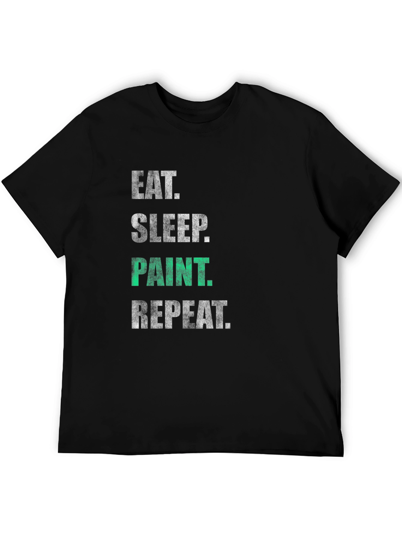 Eat Sleep Paint Repeat T-Shirt - Artist Graphic Tee