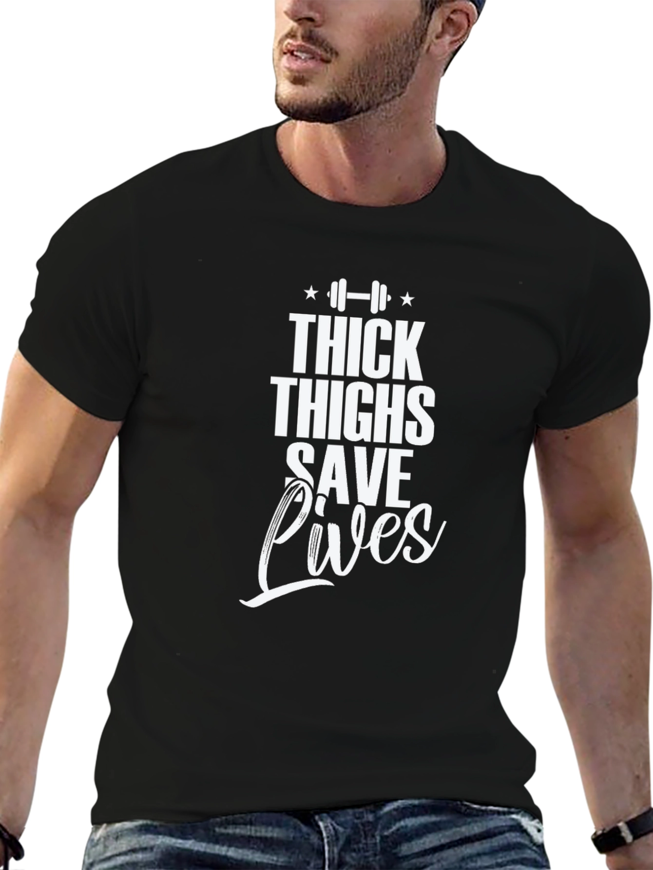 Thick Thighs Save Lives Graphic T-Shirt