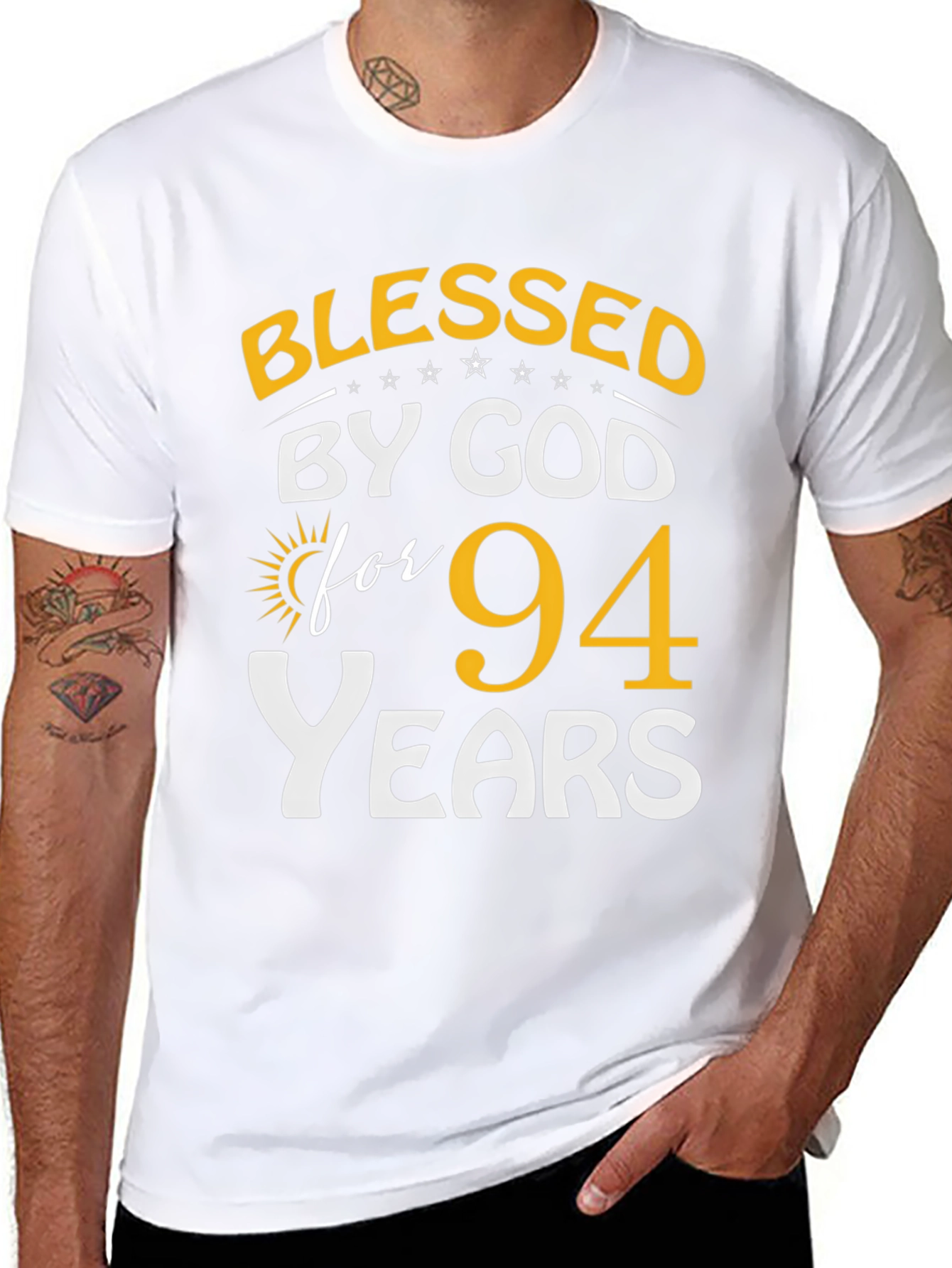 Blessed By God 94 Years T-Shirt
