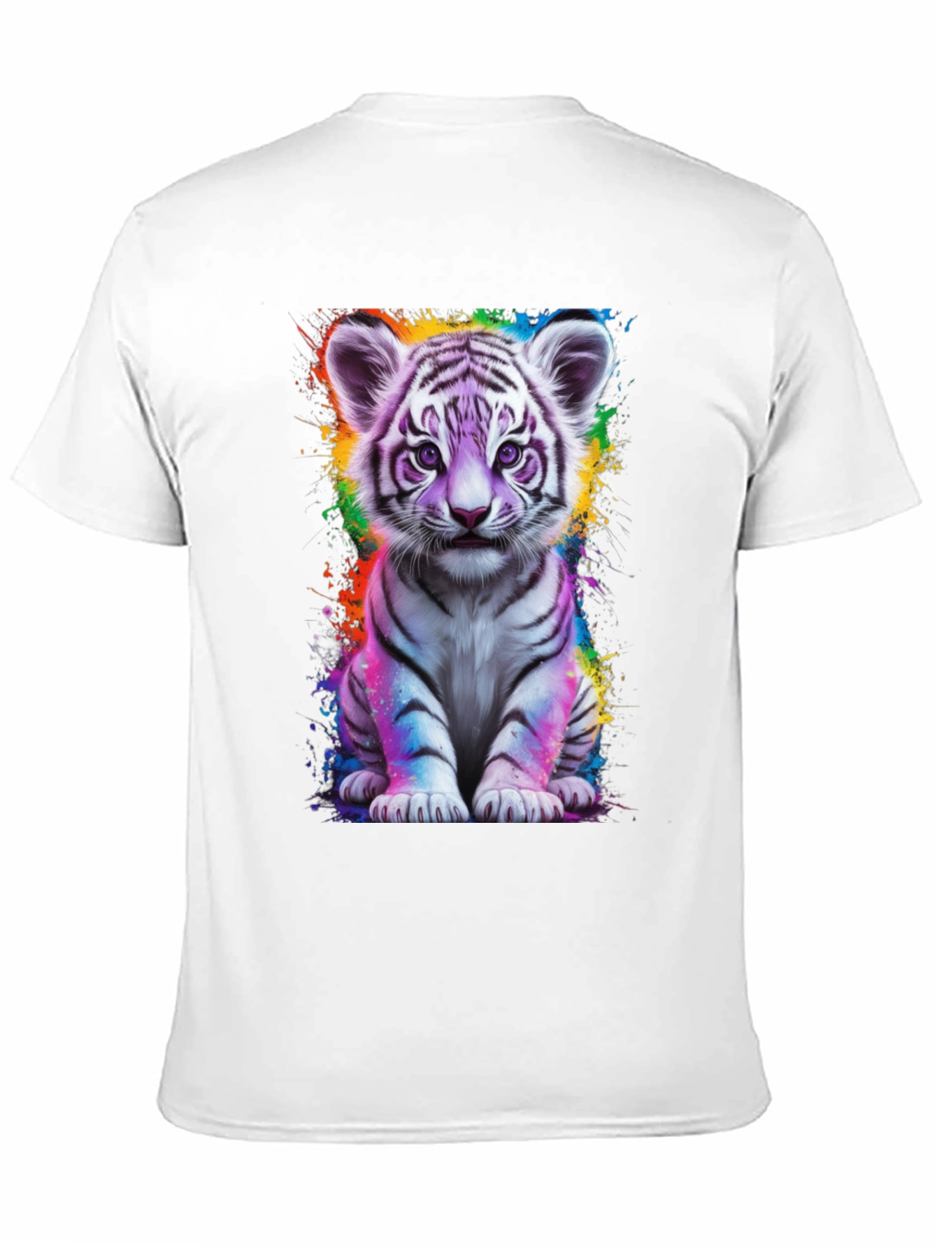 Cute Tiger Cub Graphic T-Shirt