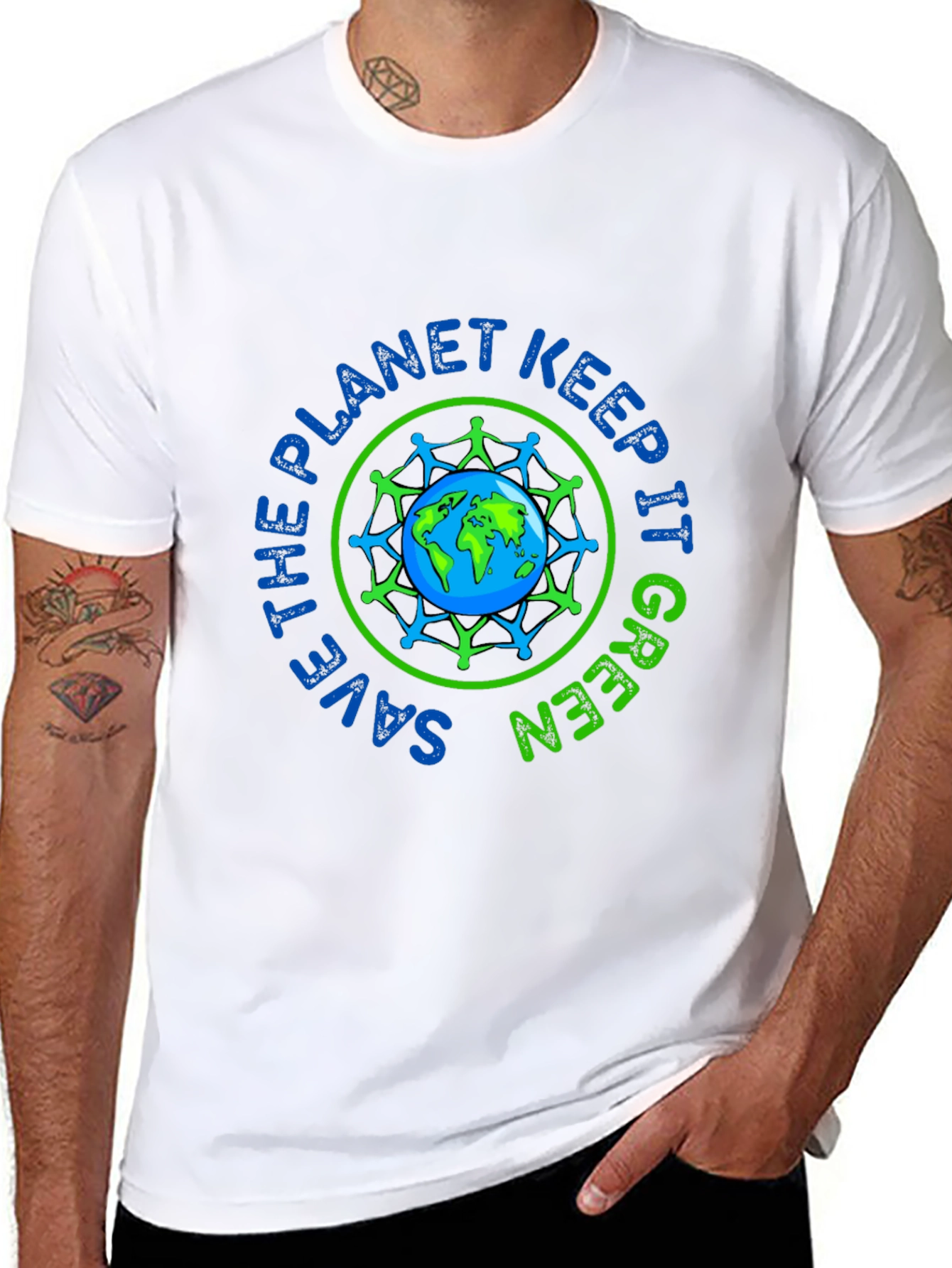Eco-Friendly Earth Graphic Tee - Save the Planet!