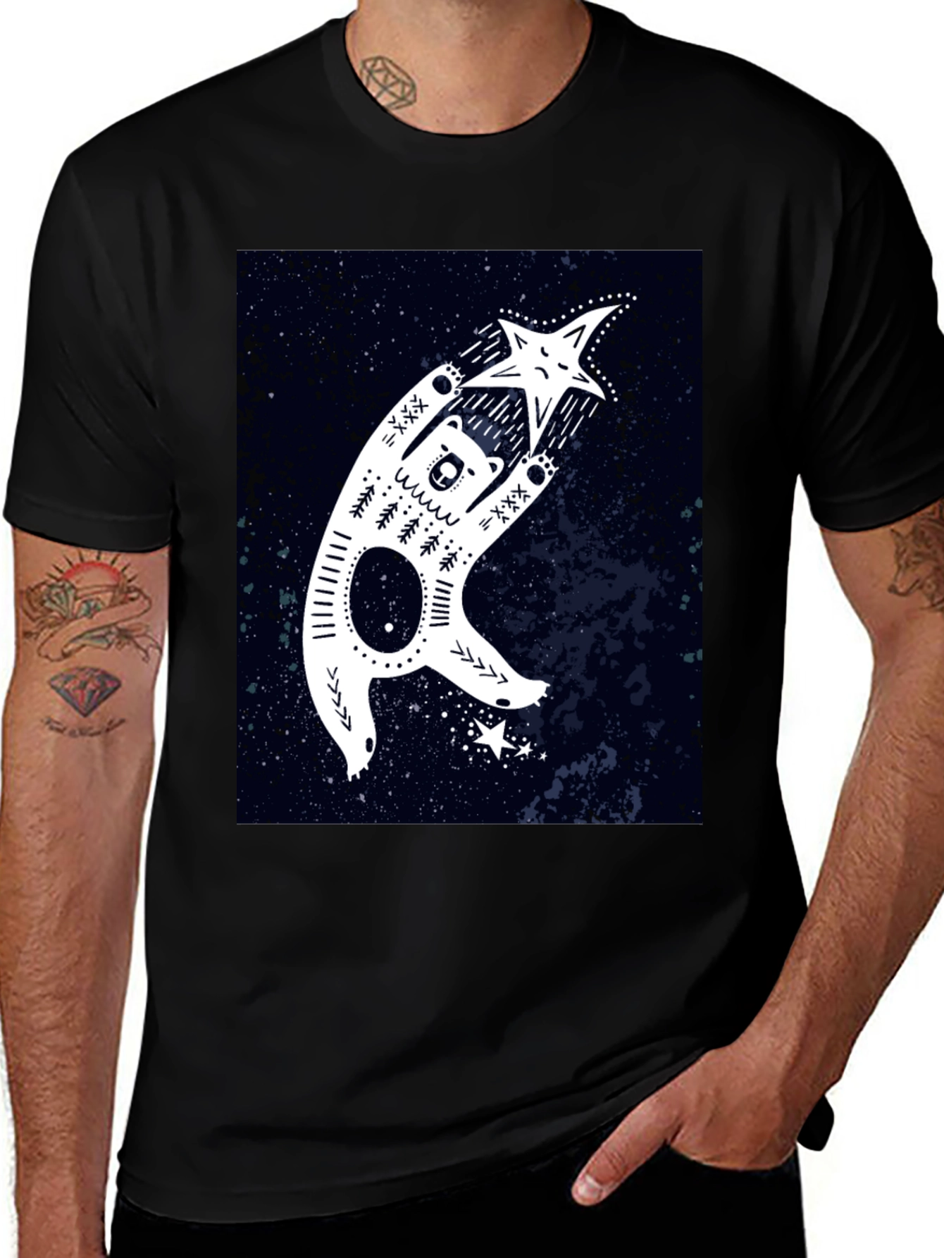 Bear & Star Graphic Tee