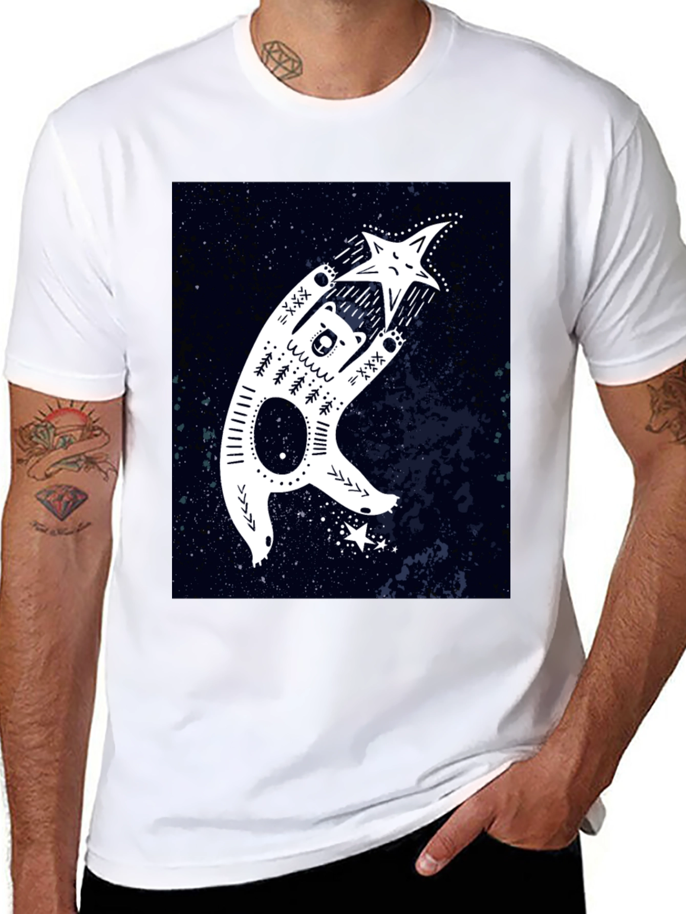 Bear & Star Graphic Tee