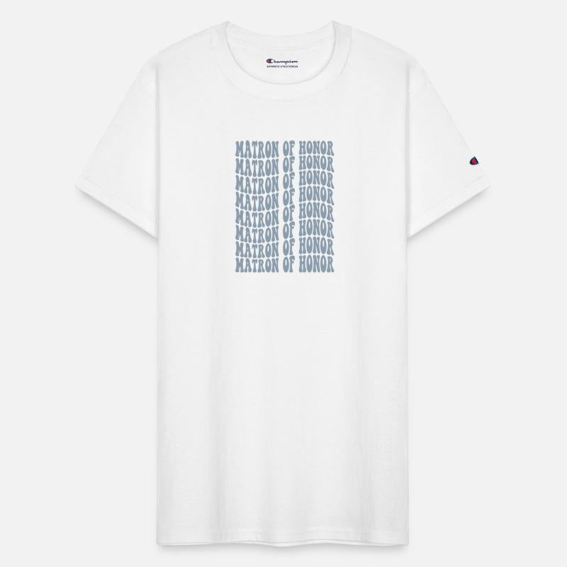 Bachelorette Party Matron of Honor Blue Design