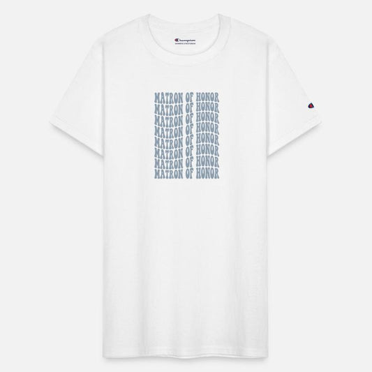 Bachelorette Party Matron of Honor Blue Design