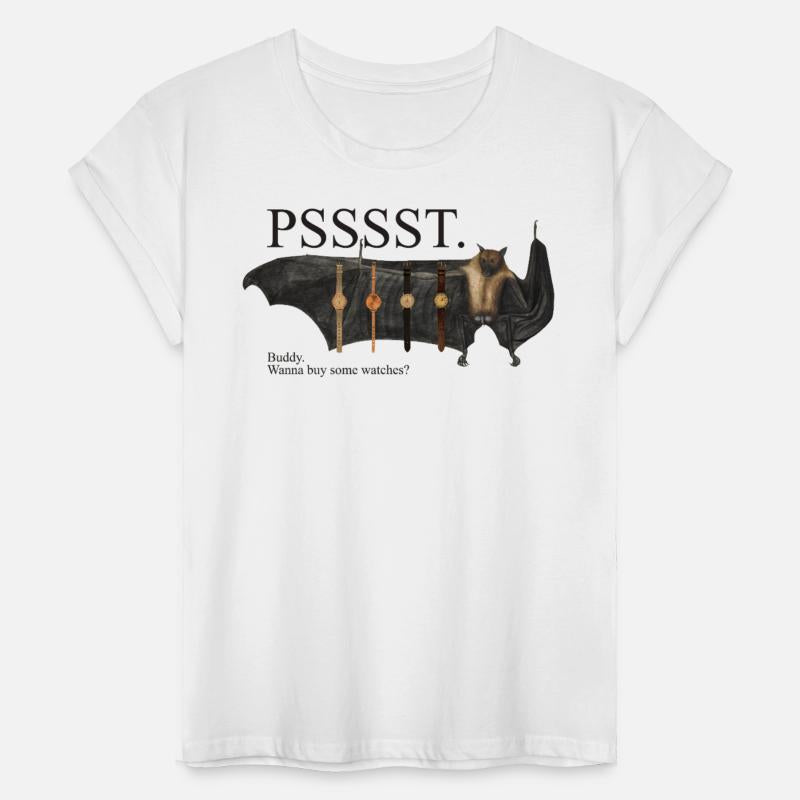 Bat with Watches and PSSSST Text