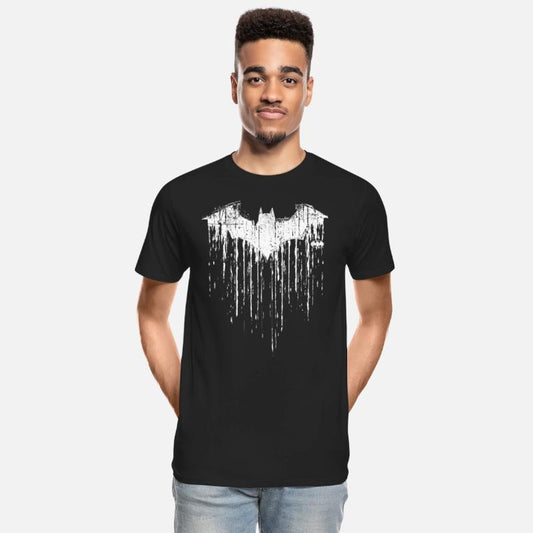 Batman Logo White Milk Glass