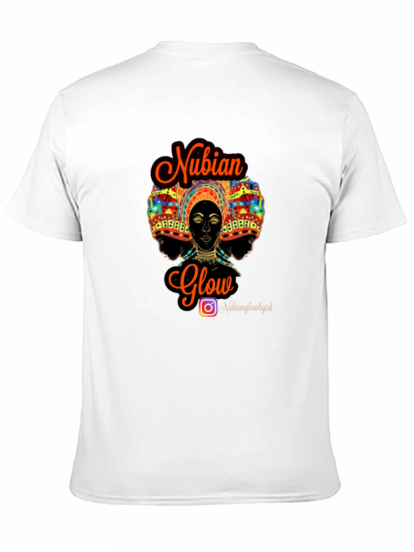 Nubian Glow Black T-Shirt - Graphic Tee