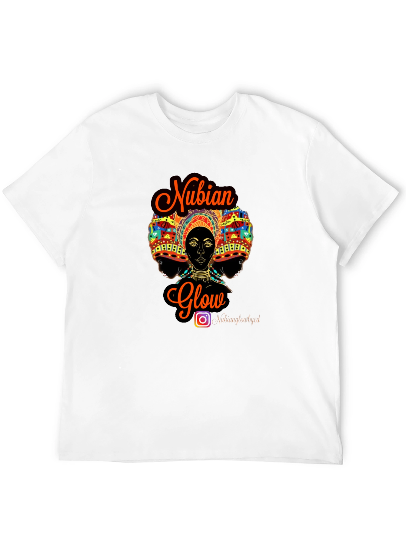 Nubian Glow Black T-Shirt - Graphic Tee