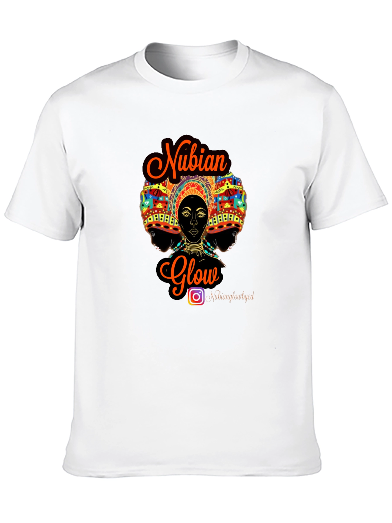 Nubian Glow Black T-Shirt - Graphic Tee