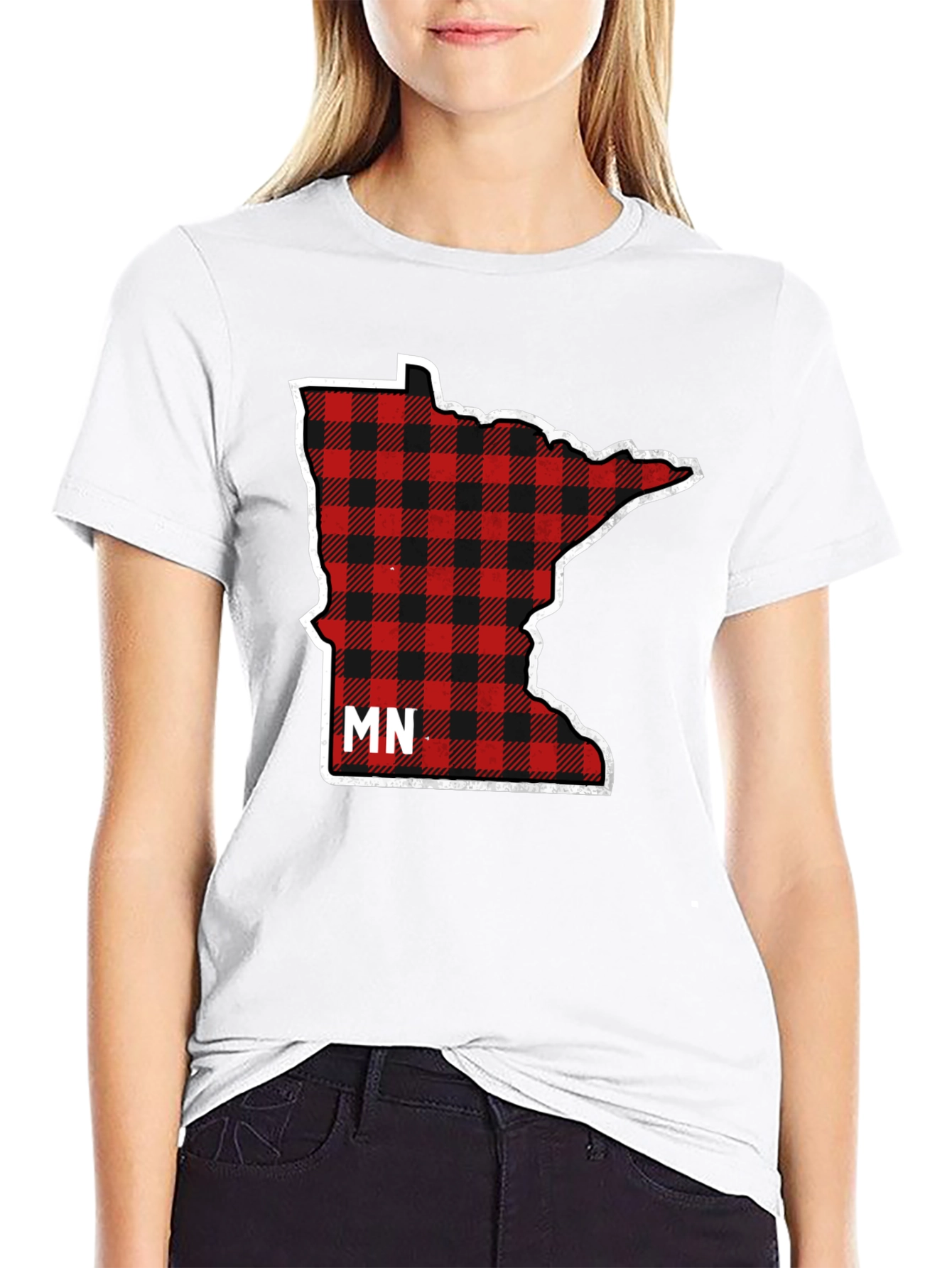 Minnesota Plaid T-Shirt | MN State Pride