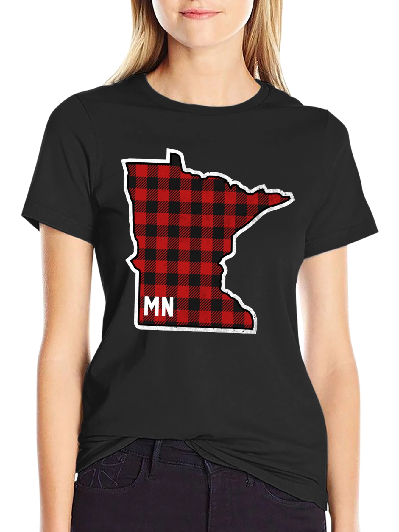Minnesota Plaid T-Shirt | MN State Pride