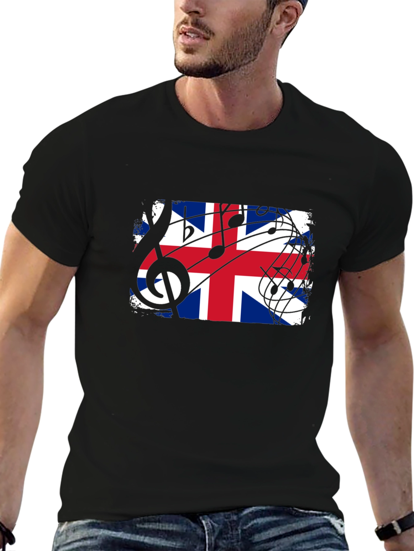 Union Jack Music Graphic Tee