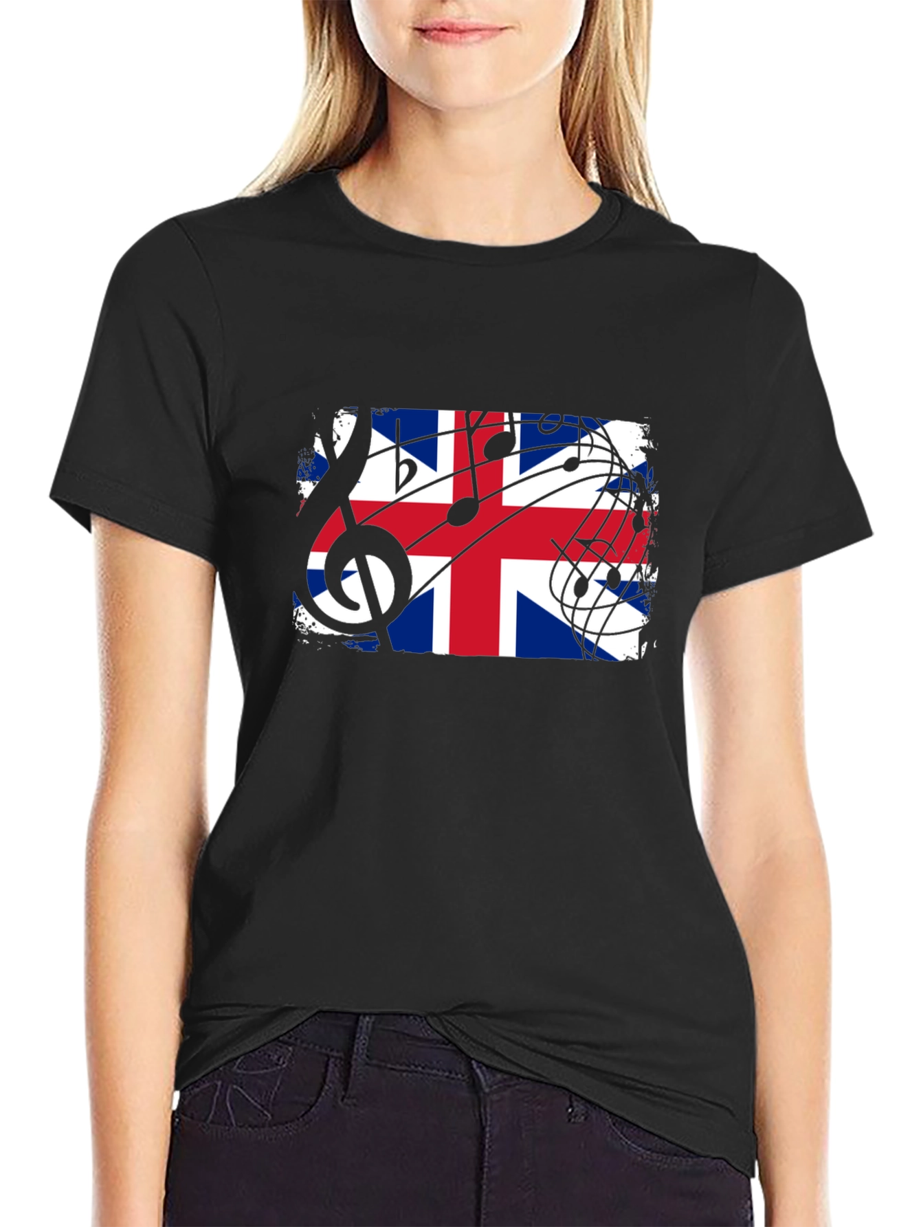 Union Jack Music Graphic Tee