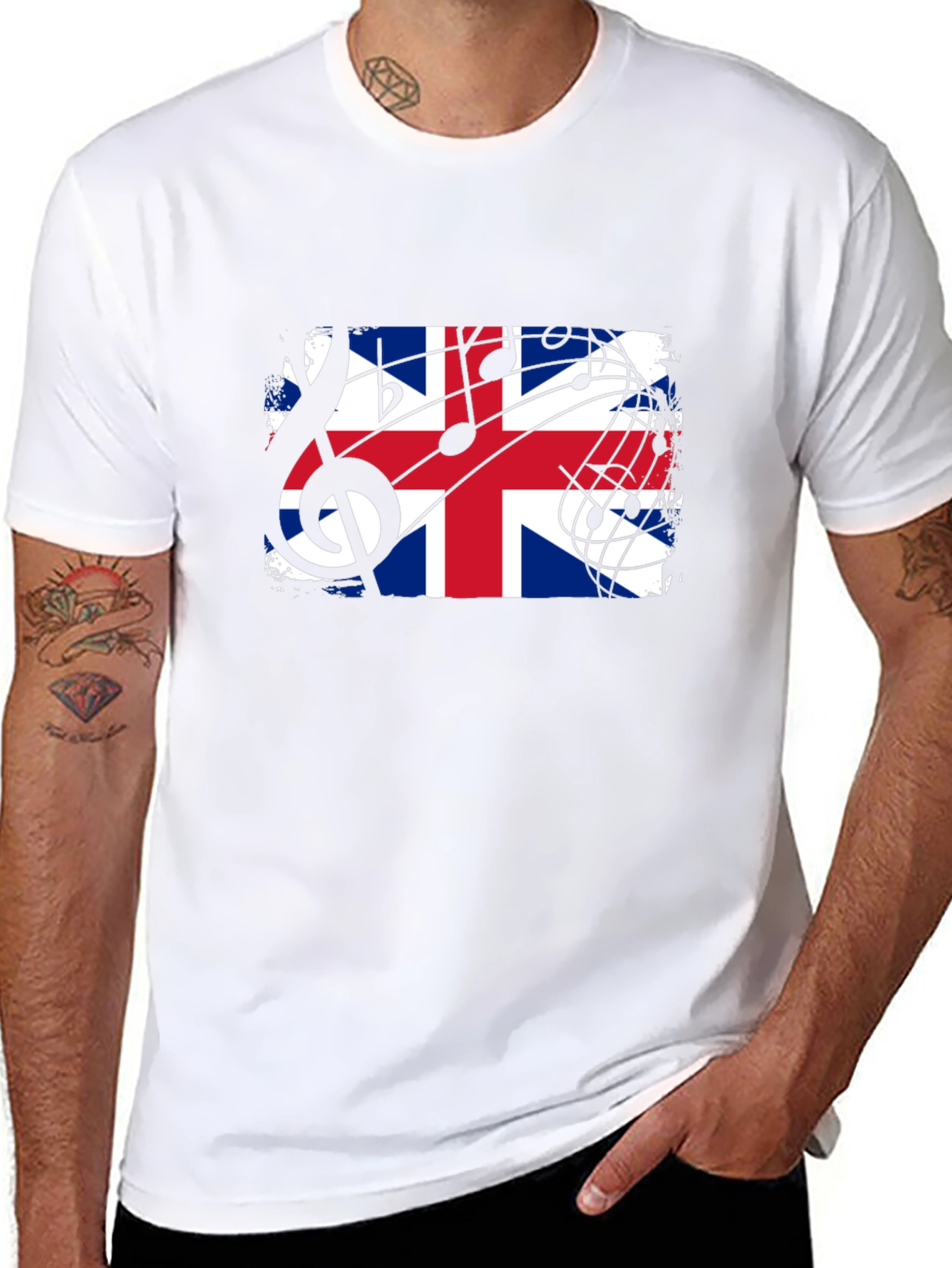 Union Jack Music Graphic Tee