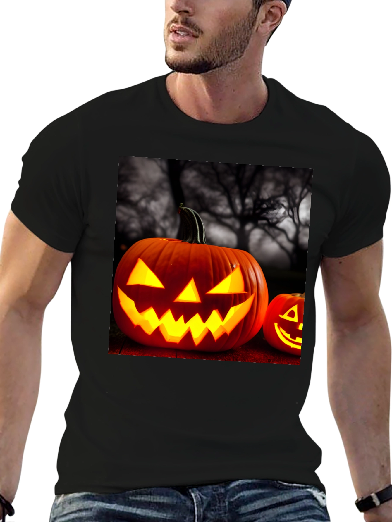 Spooky Halloween Pumpkin T-Shirt