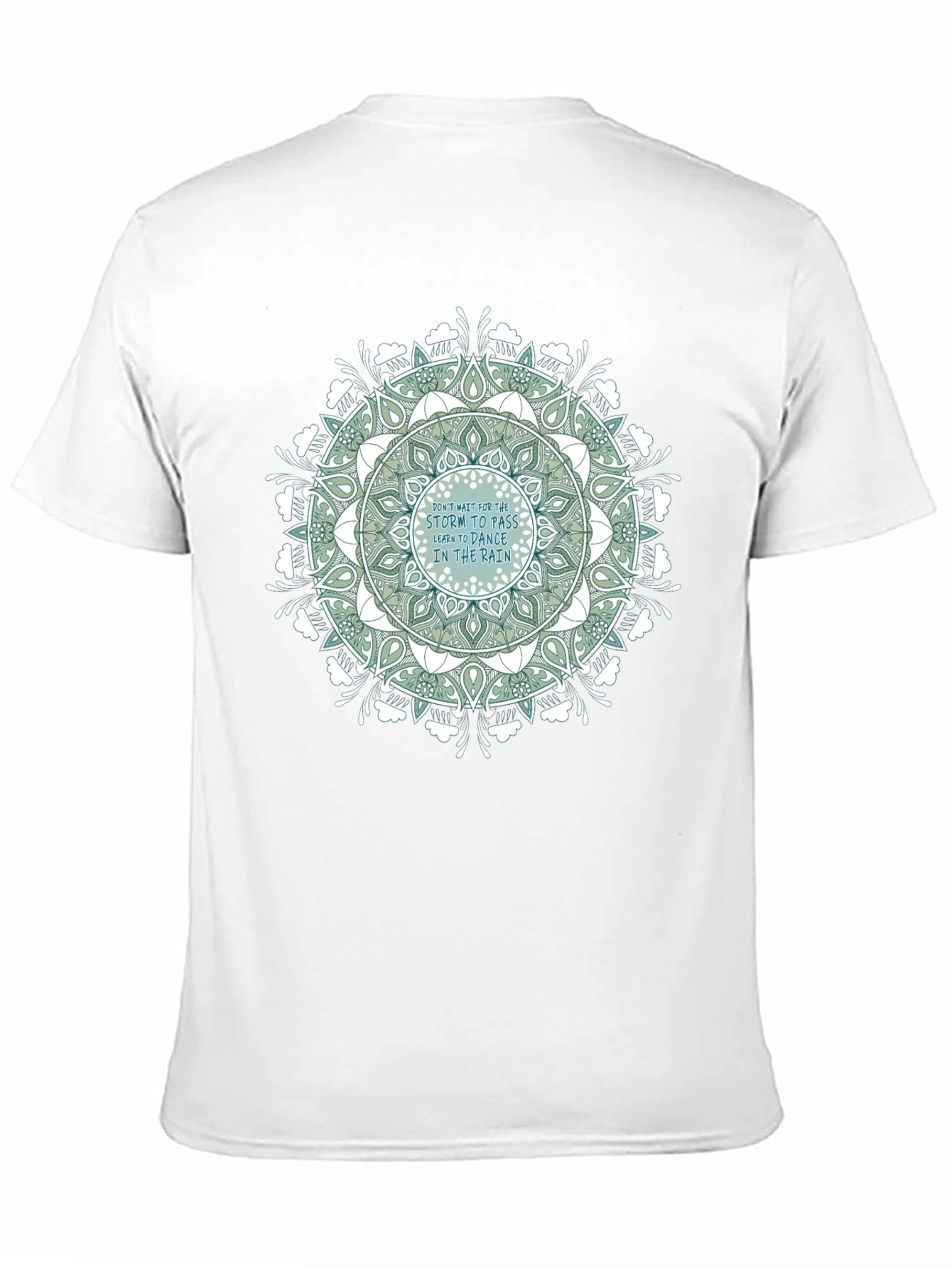 Mandala Graphic Print Black T-Shirt