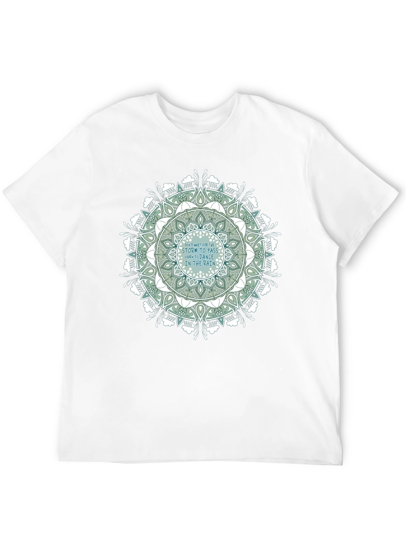 Mandala Graphic Print Black T-Shirt