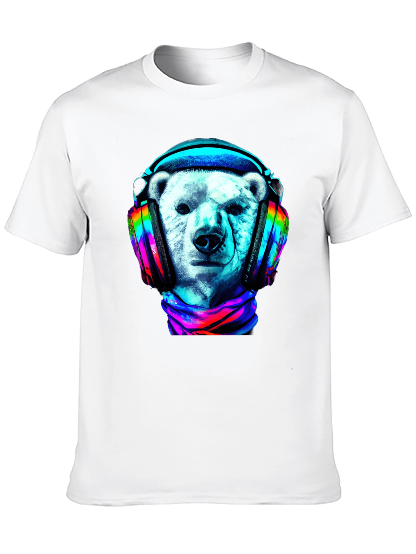 Polar Bear DJ Graphic Tee
