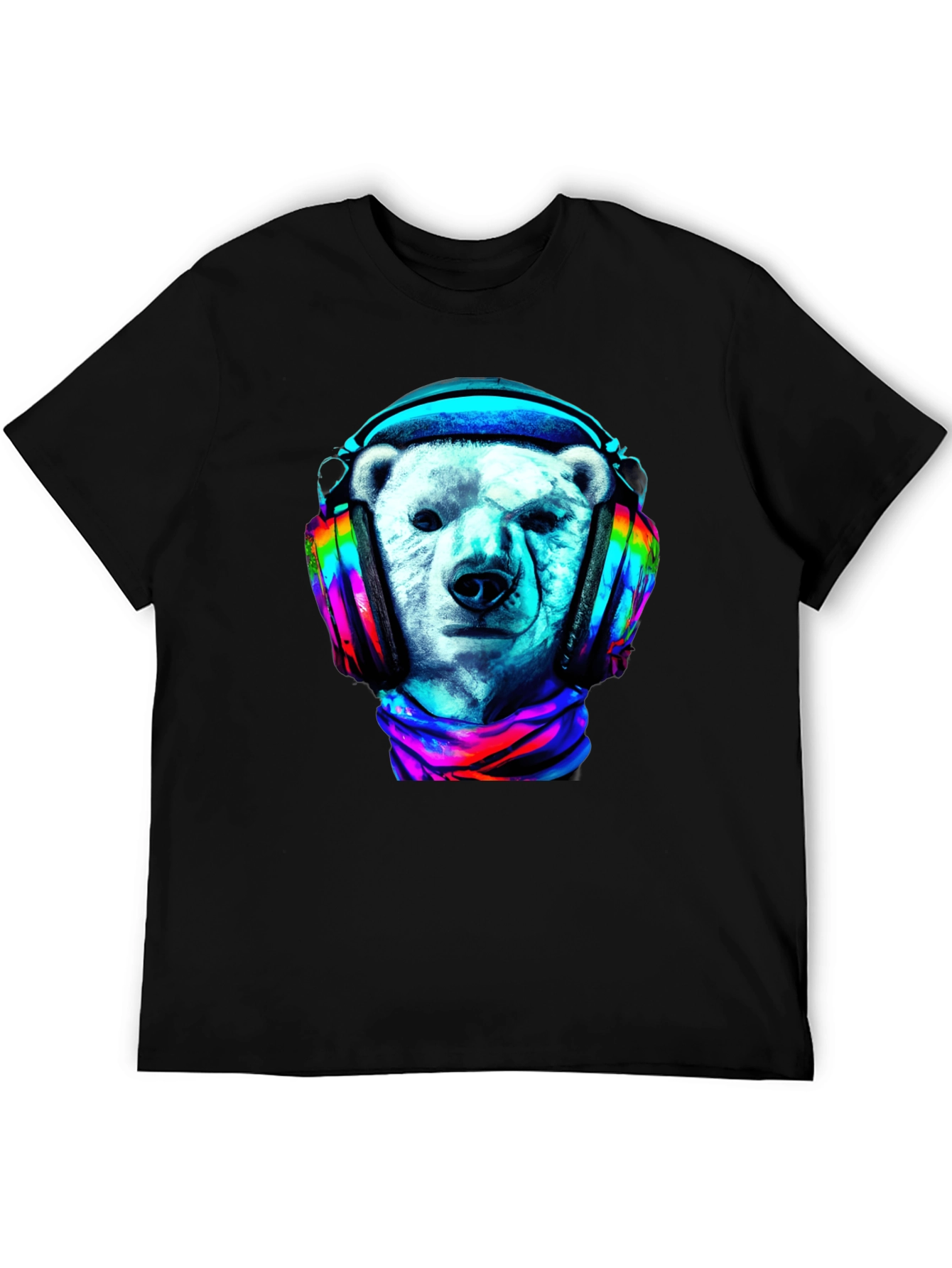 Polar Bear DJ Graphic Tee
