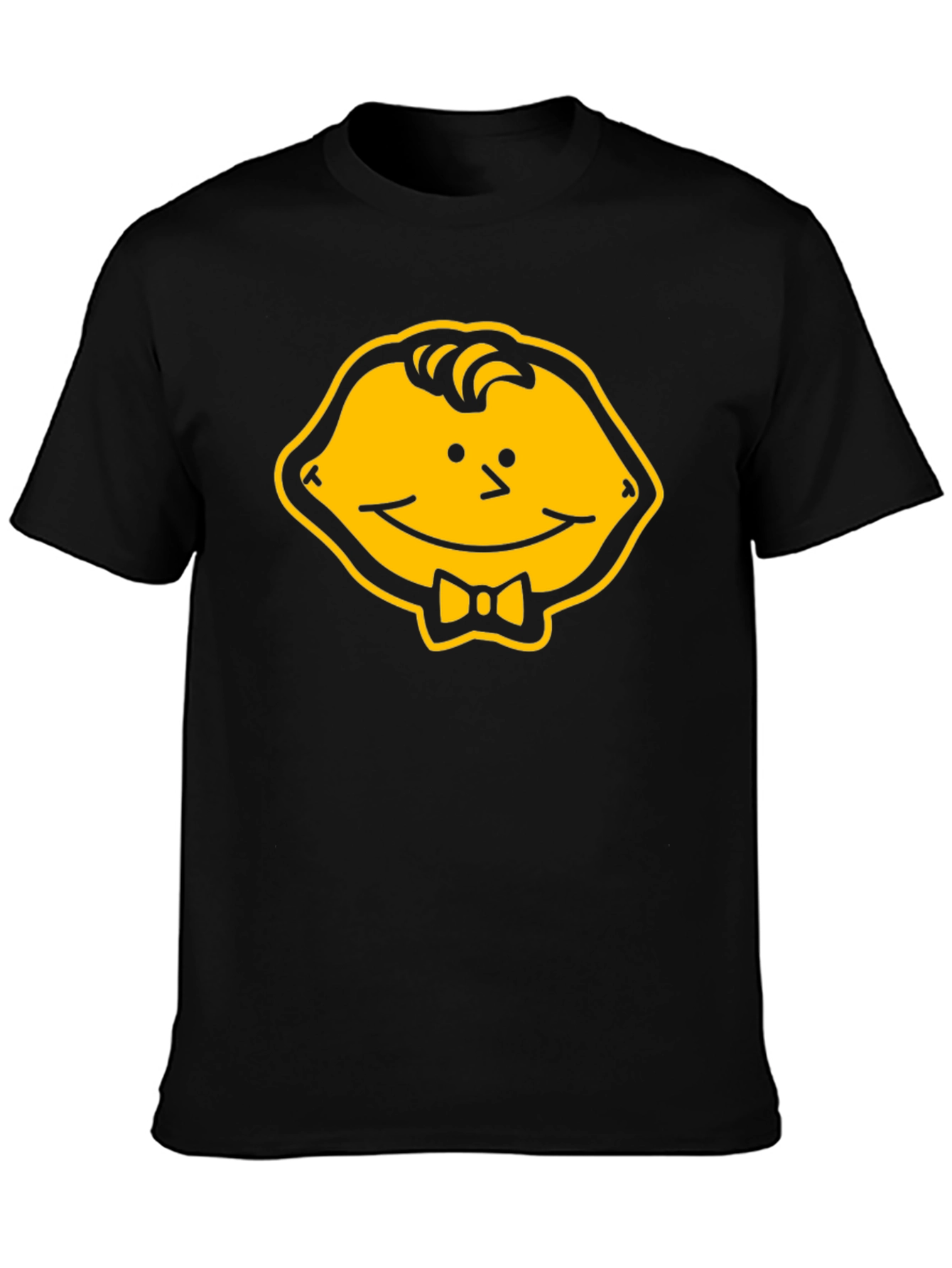 Lemon Head Character Graphic Tee - Black